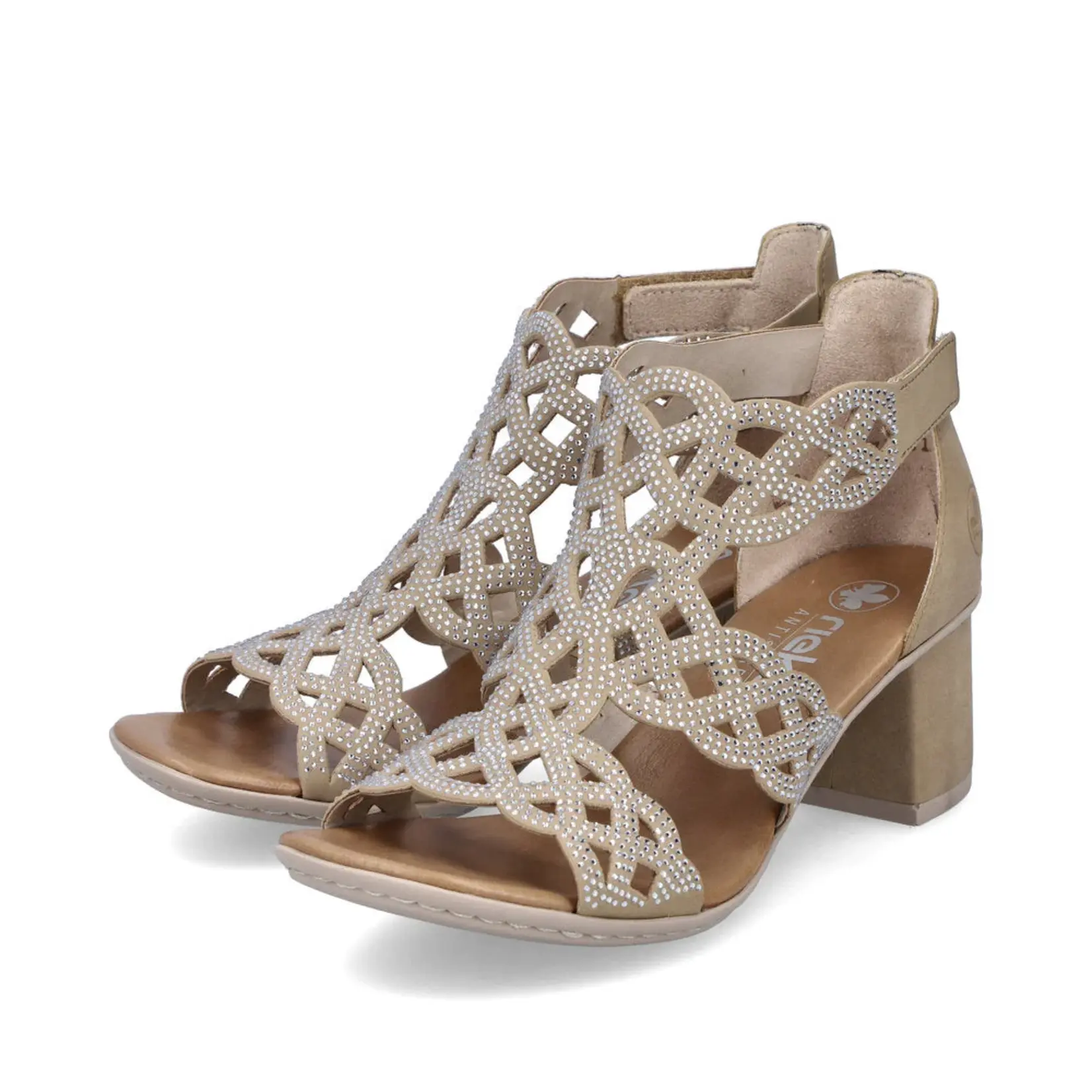 Rieker RIEKER 64773-61 Dress Heeled Sandal (Sequins)