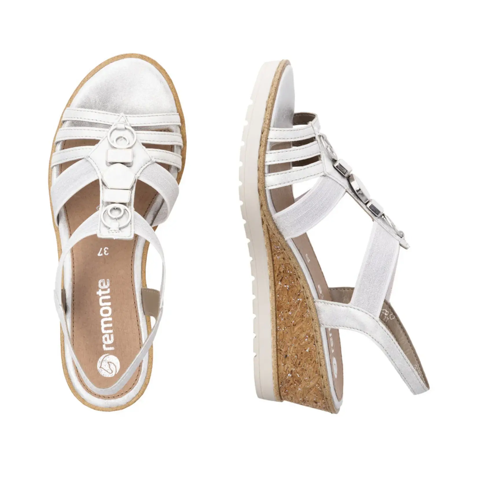 Rieker REMONTE R6264-92 Women's Wedge Sandal