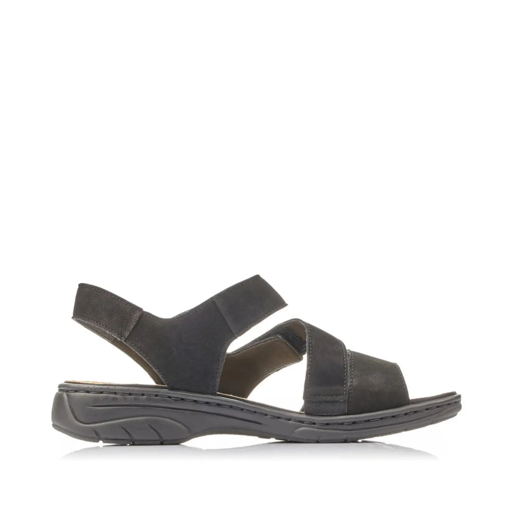 Rieker RIEKER 64573-00 Velcro BkStrap