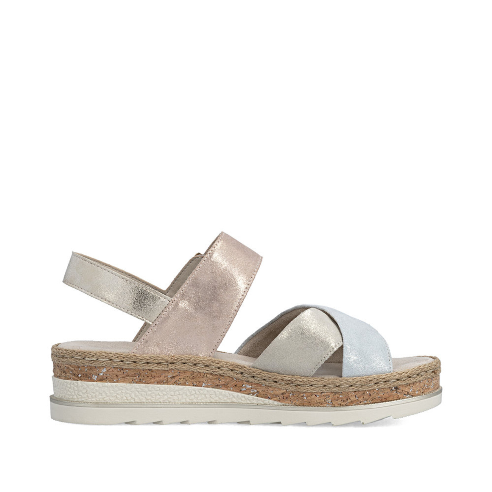 Rieker RIEKER V7951-90 Sandal Bk-Strap