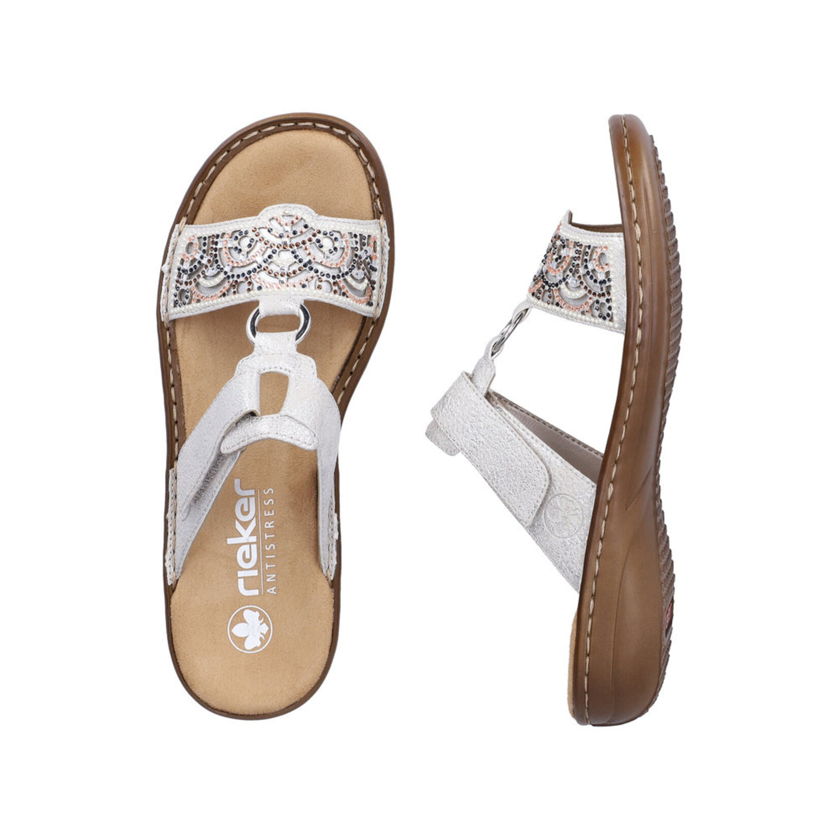 Rieker RIEKER 608K2-40 Regina Slide (Beads)