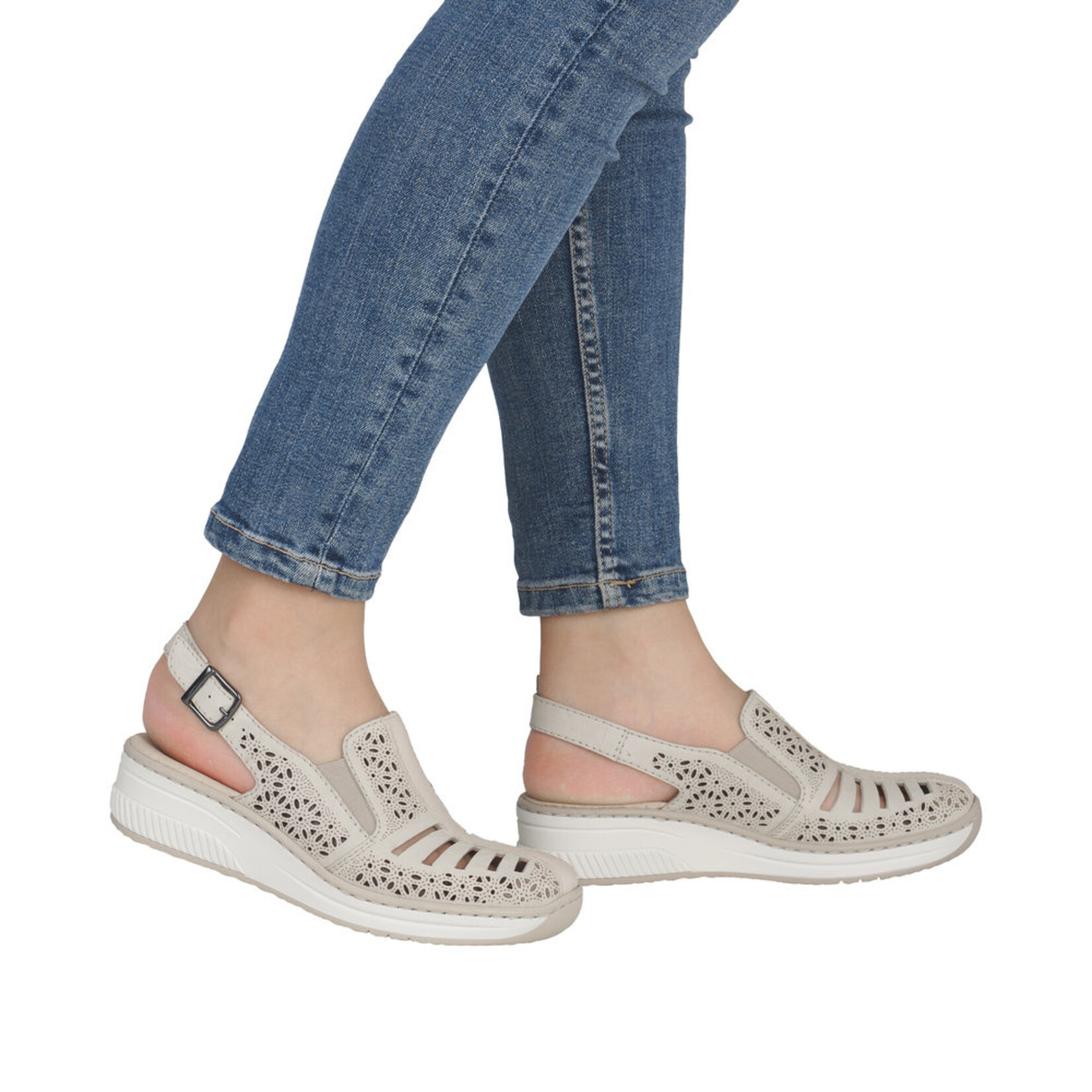 Rieker RIEKER 48763-60 Women's Wedge Slingback