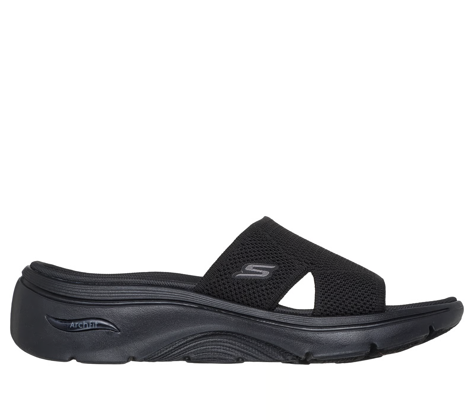 SKECHERS 140865 Go Walk Arch Fit 2.0 Sandal BBK - A Step Ahead Footwear