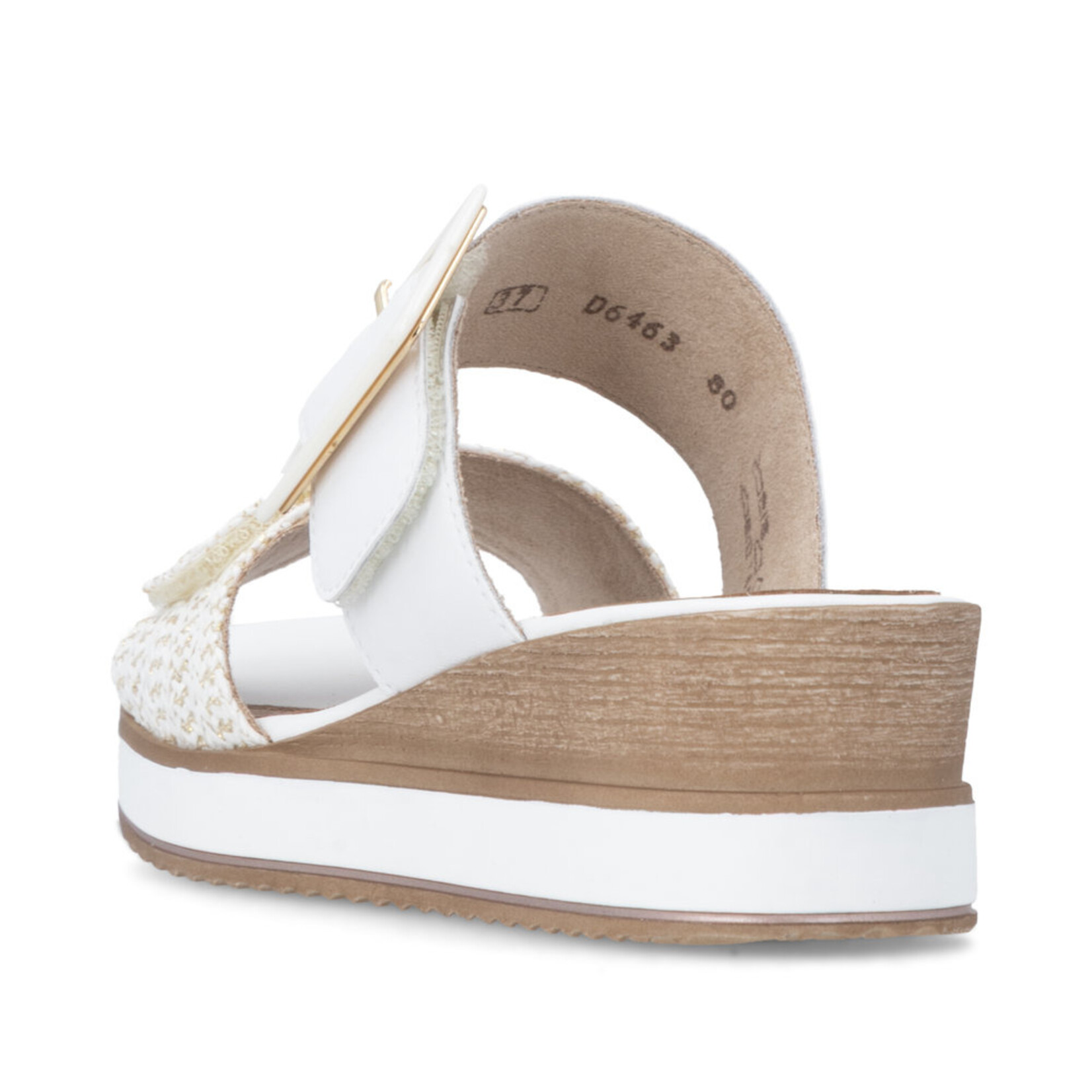 Remonte REMONTE D6463-80  Women's Wedge Slide (Big Buckle)