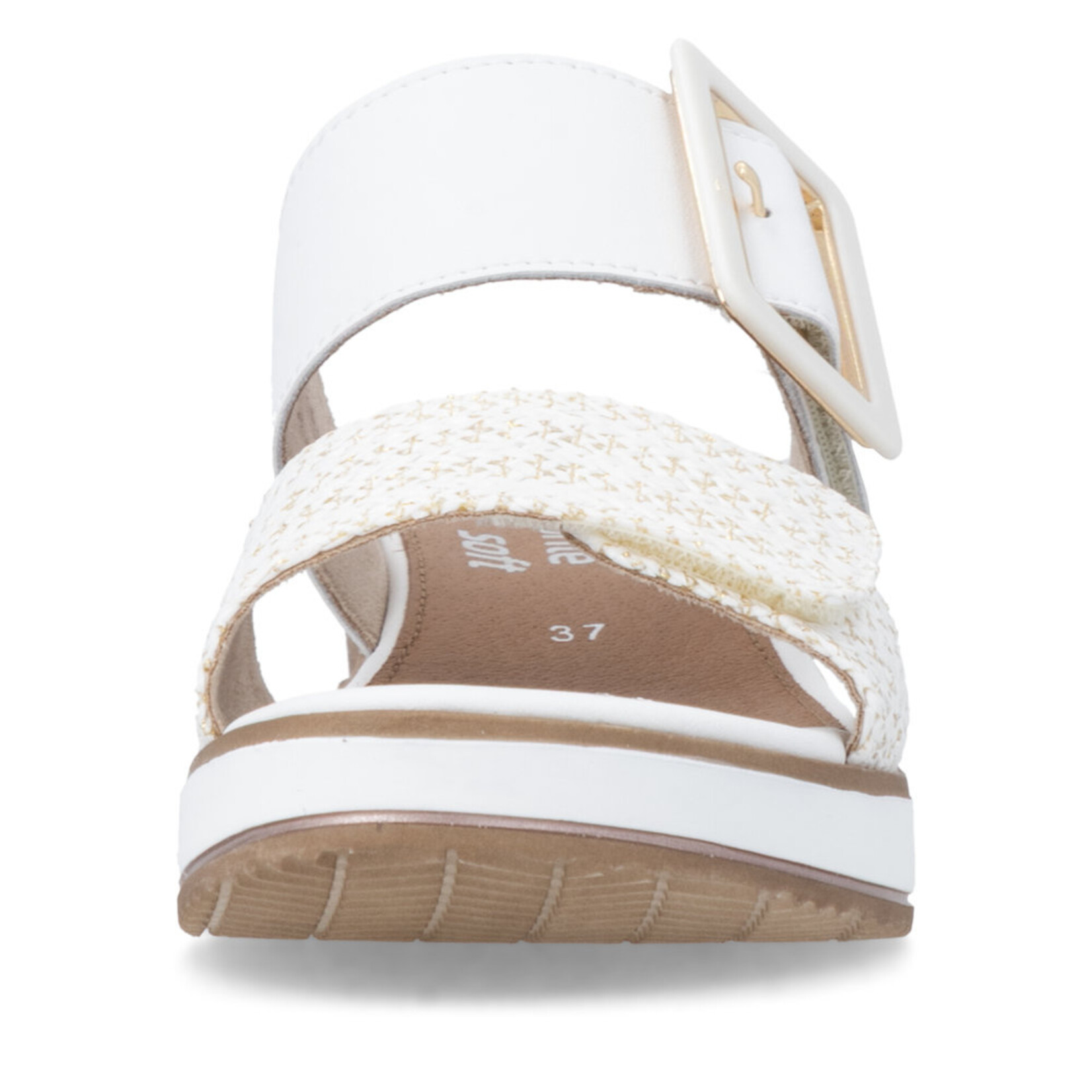 Remonte REMONTE D6463-80  Women's Wedge Slide (Big Buckle)