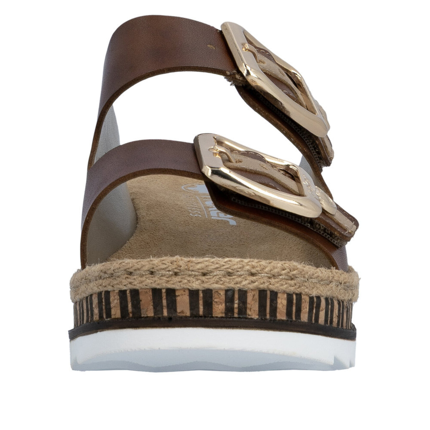 Rieker RIEKER V7955-24 Women's Slide Velcro-Buckle