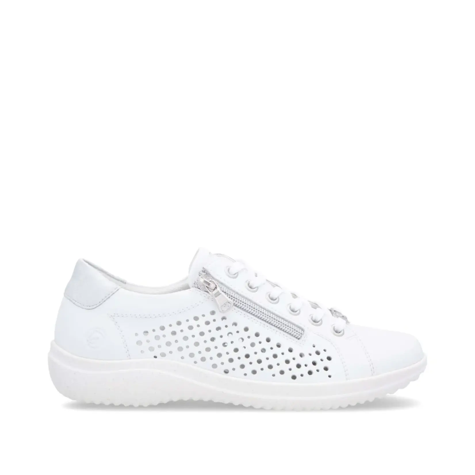 Rieker REMONTE D1E08-80 Women's Lace Sneaker (Cut-Outs)