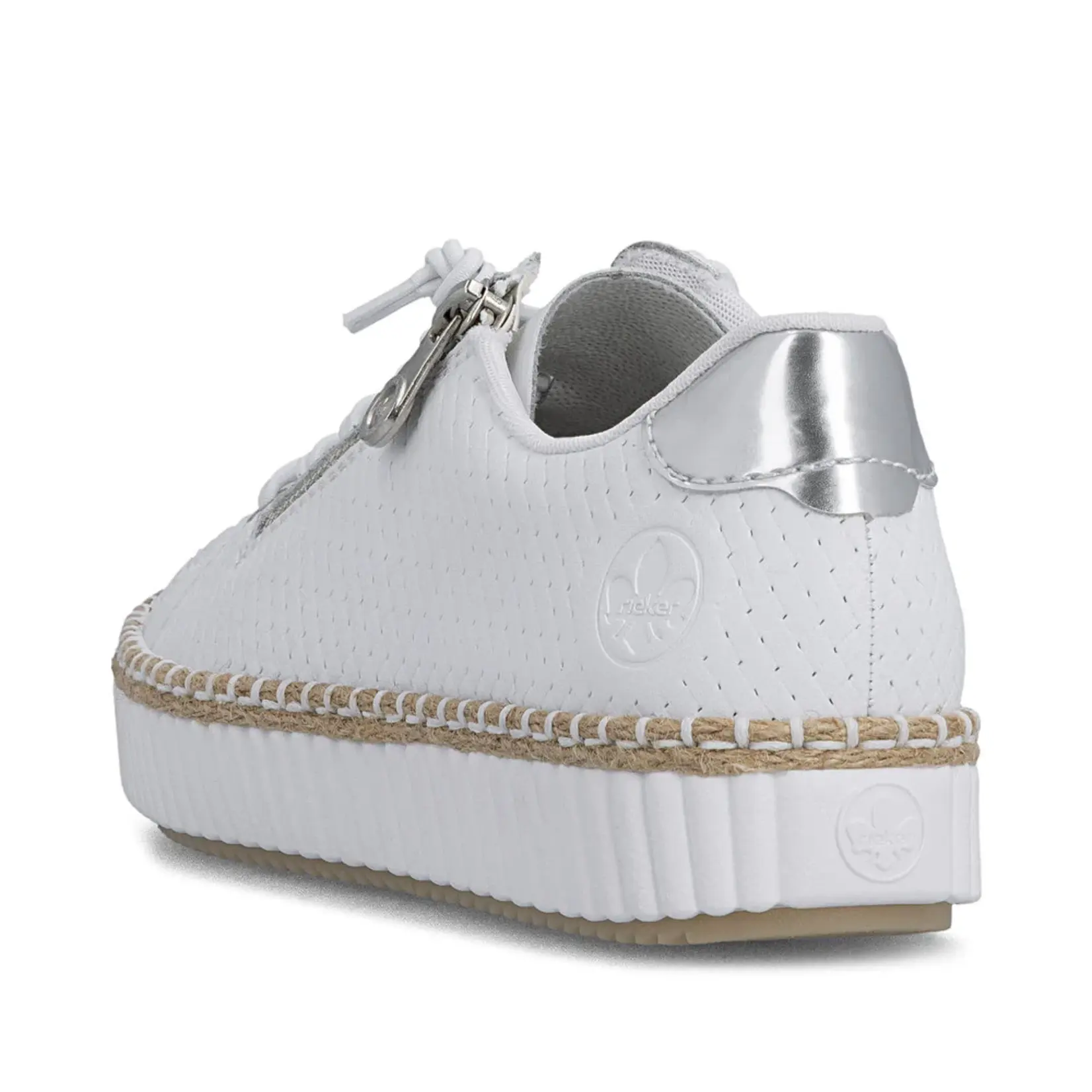 Rieker RIEKER M2940-81 Women's Casual Sneaker (Side Zip)