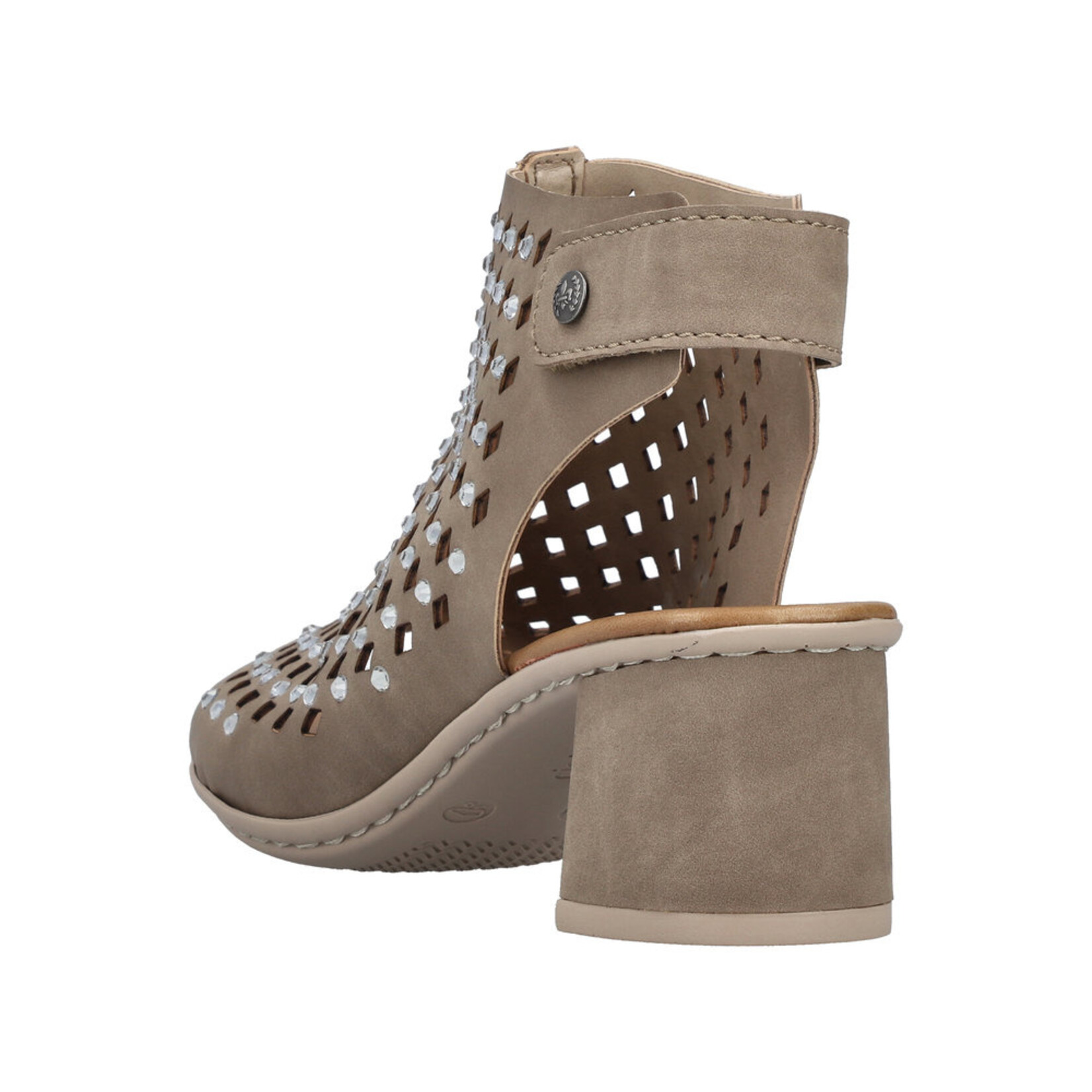 RIEKER 64777-64 Wrapped Sandal Heel