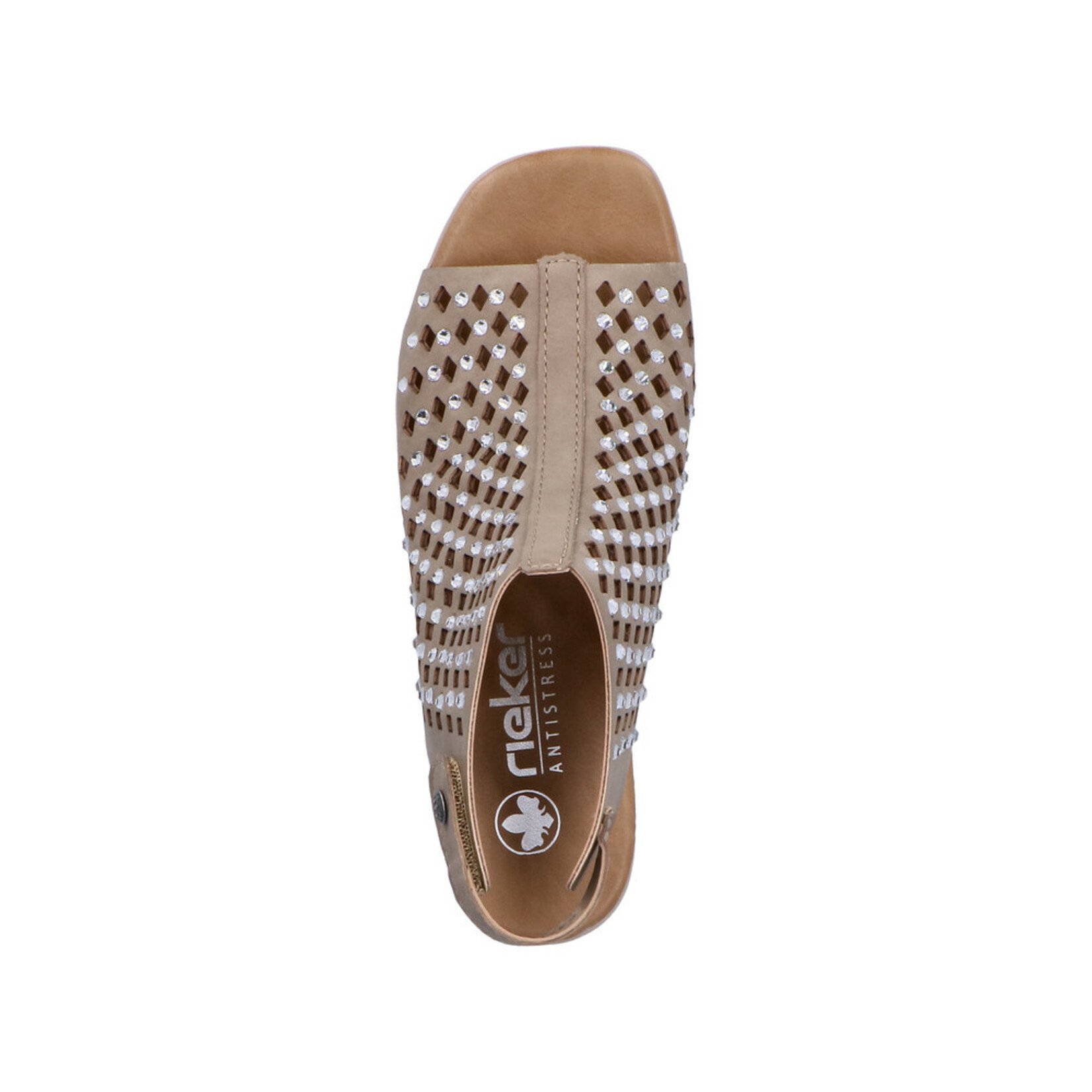 RIEKER 64777-64 Wrapped Sandal Heel