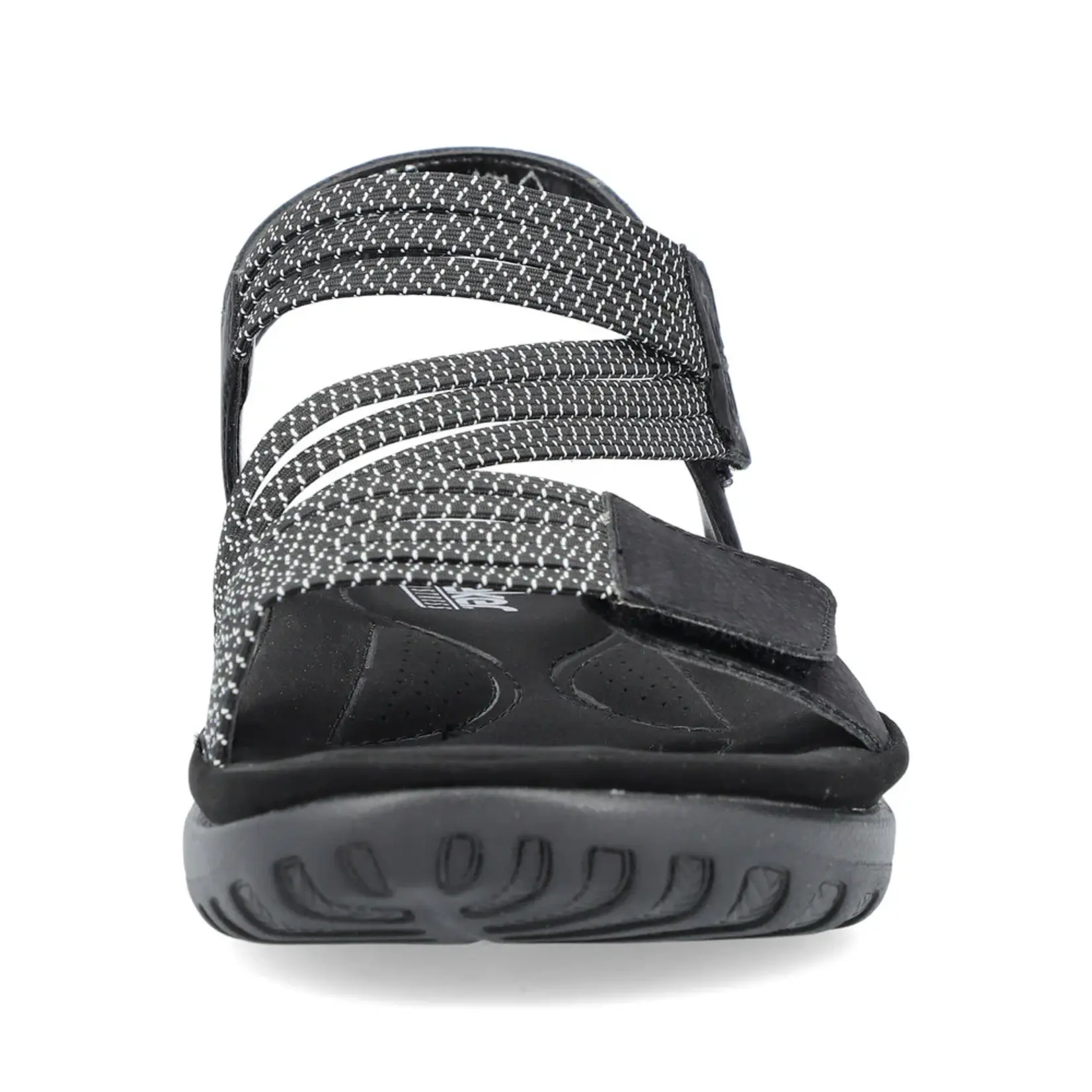 Rieker RIEKER 64870-00 Women's Velcro Sandal (Thin Bands)