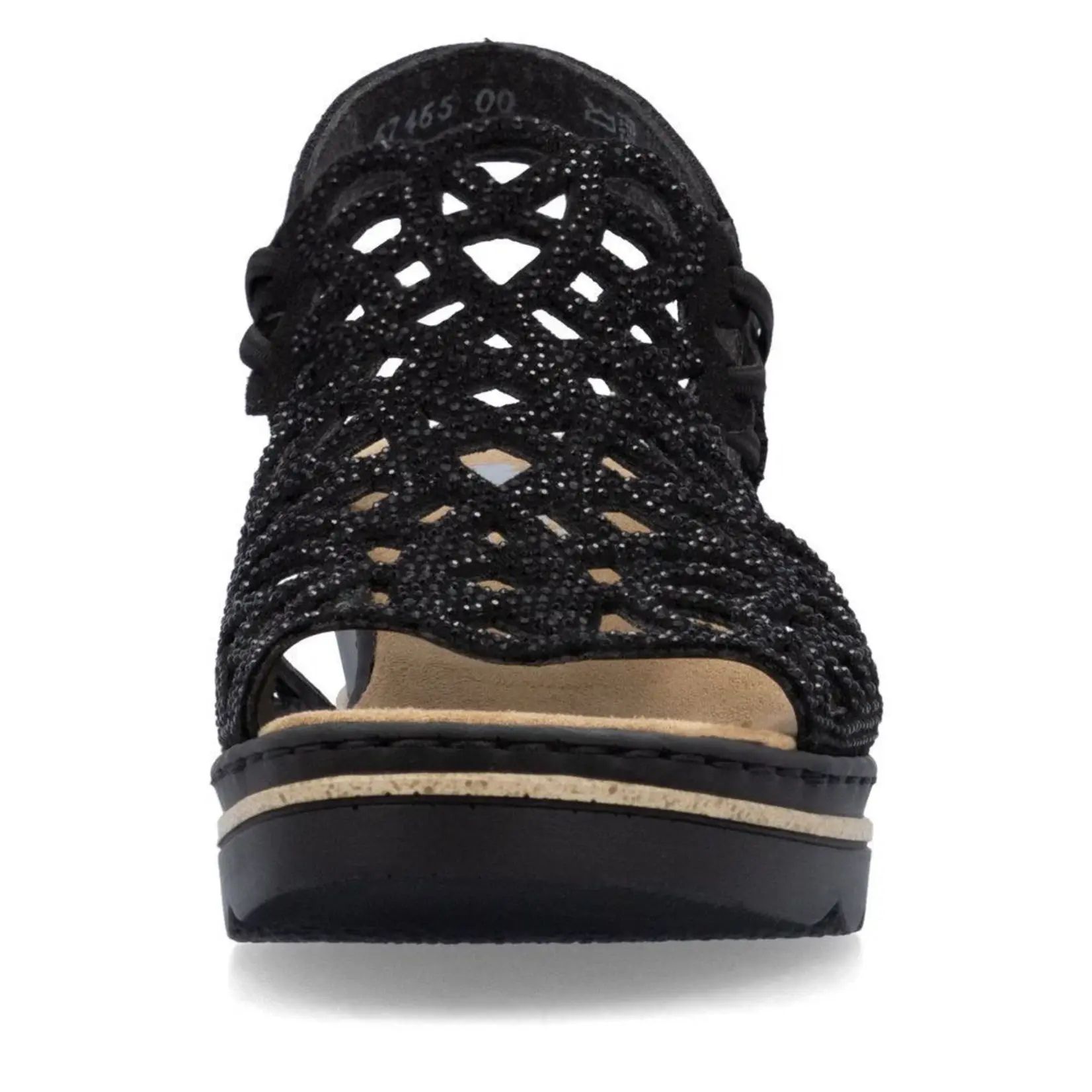 Rieker RIEKER 67465-00 Women's Wedge (Cut-Outs)