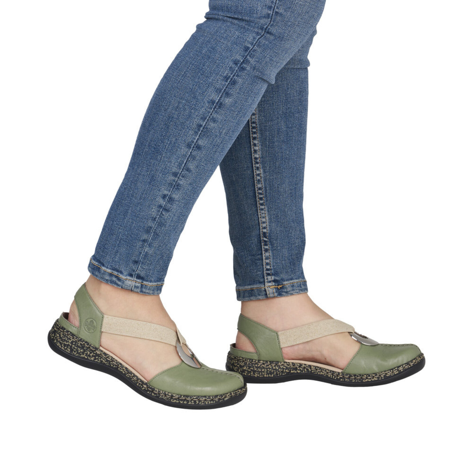 Rieker RIEKER 46361-52 Women's Daisy Sling (Coin)