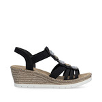 Rieker RIEKER 619B2-00 Wedge Sandal