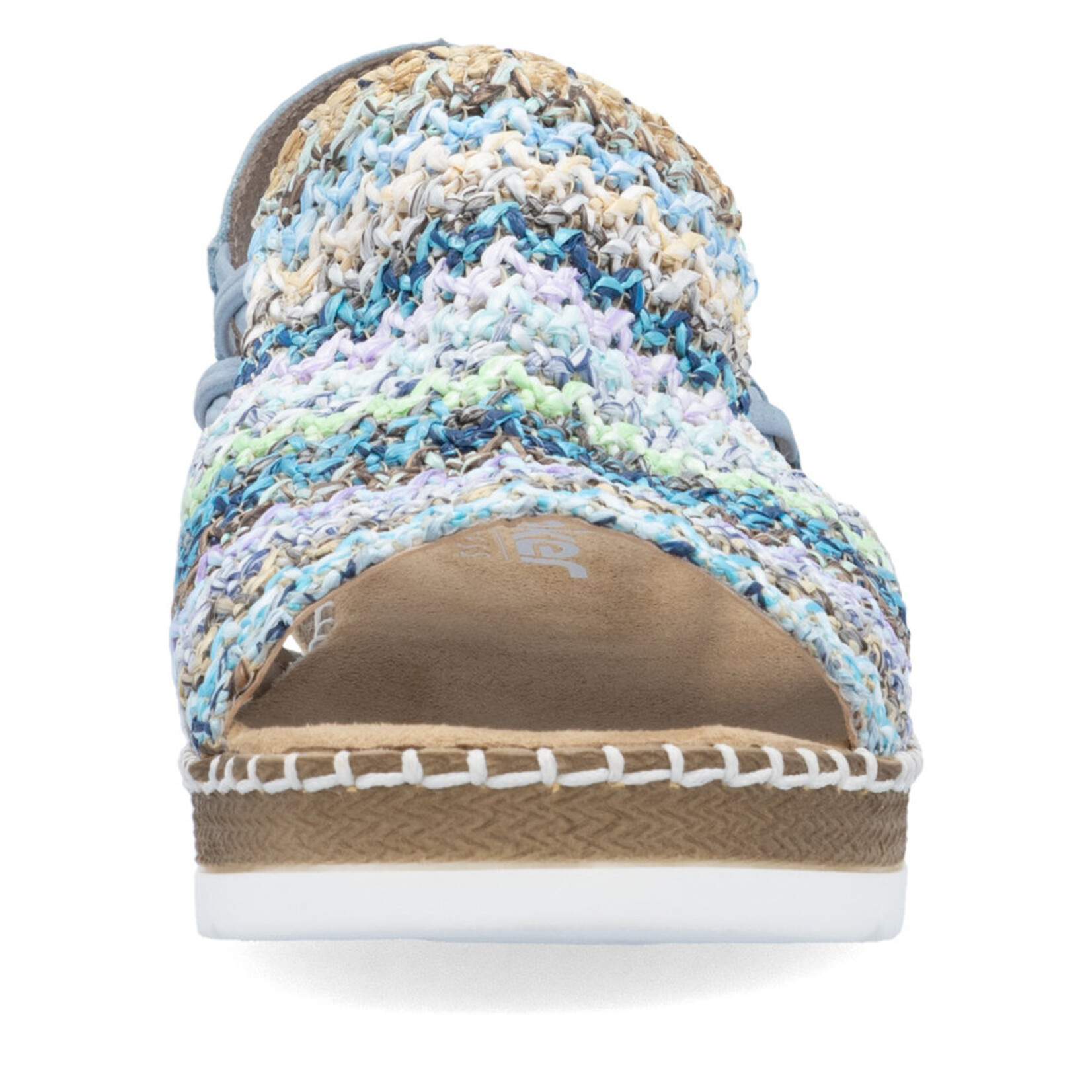 Rieker RIEKER V1241-91 Women's Wrapped Sandal (Woven)