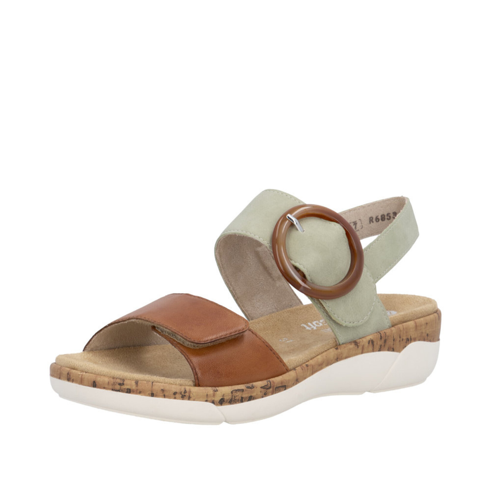 Remonte REMONTE R6853-24 Women's Velcro Sandal (Big Buckle)