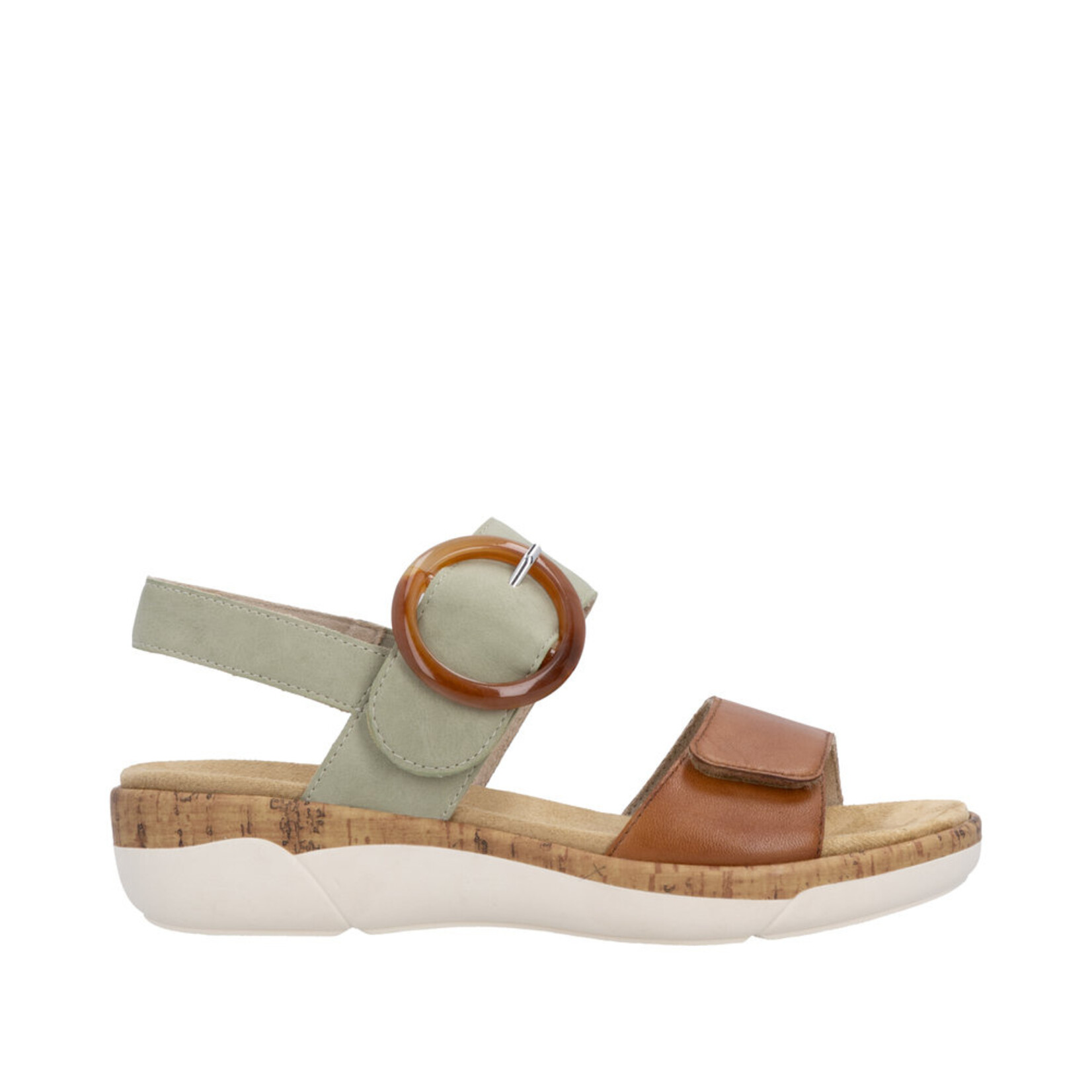 Remonte REMONTE R6853-24 Women's Velcro Sandal (Big Buckle)