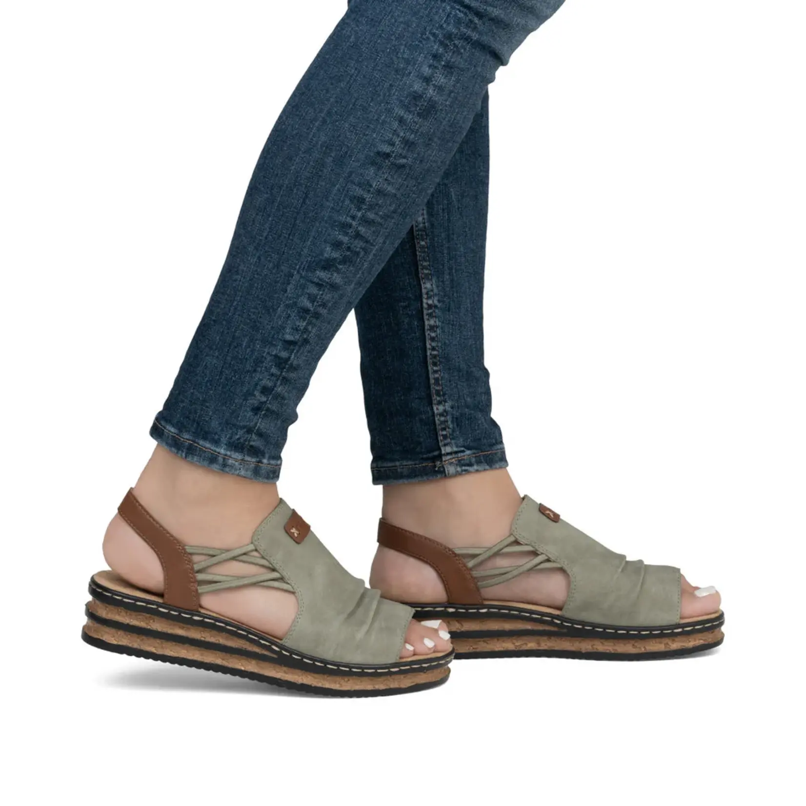 Rieker RIEKER 62962-52 Women's Wrapped Sandal