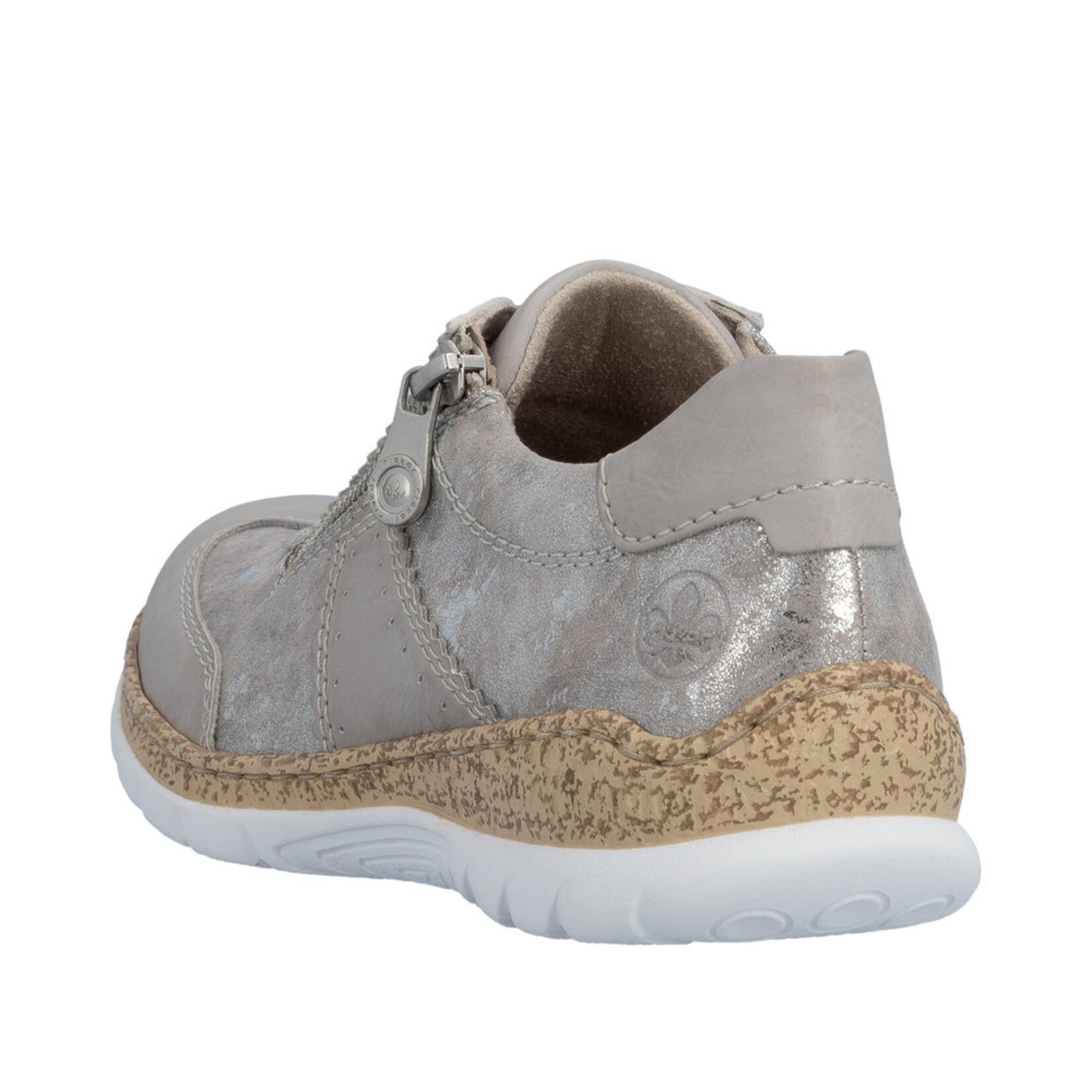 Rieker RIEKER N4221-90 Women's Sporty Slip On (Side Zip)