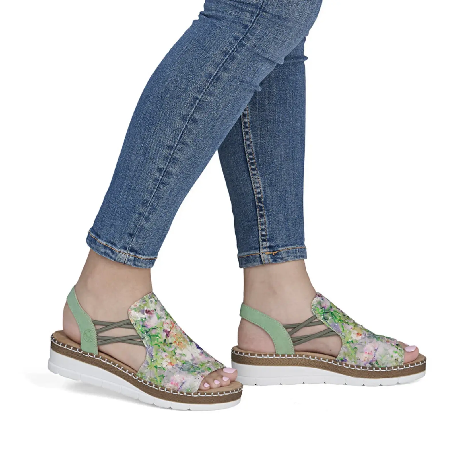 Rieker RIEKER V1241-92 Women's Wrapped Sandal