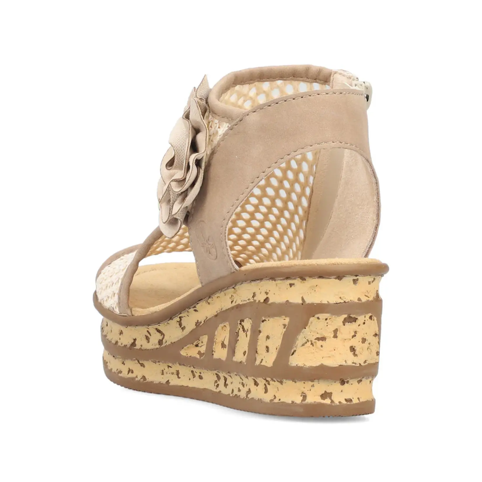 Rieker RIEKER 68180-60 Women's Chunk Wedge (Flower)