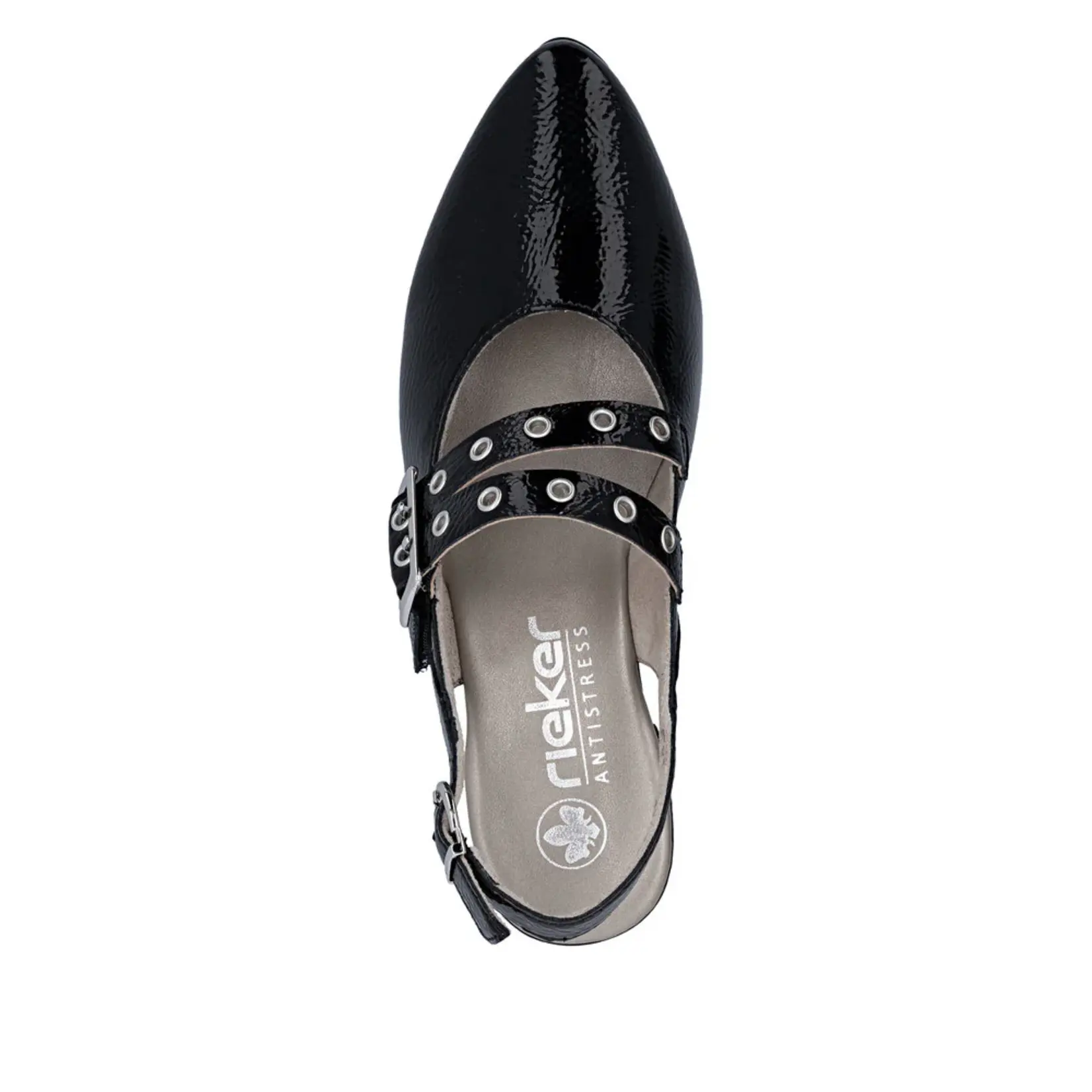 Rieker RIEKER 47071-00 Women's Slingback (Studs)