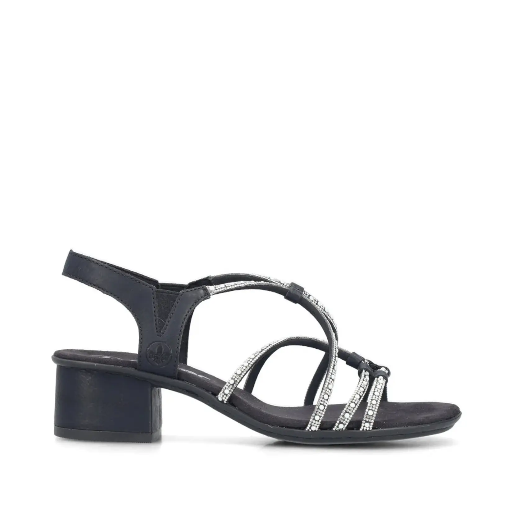 Rieker RIEKER 64970-00 Women's Sequin Dress Sandal
