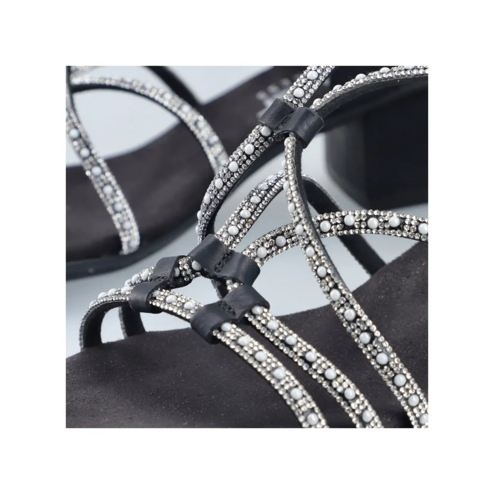 Rieker RIEKER 64970-00 Women's Sequin Dress Sandal