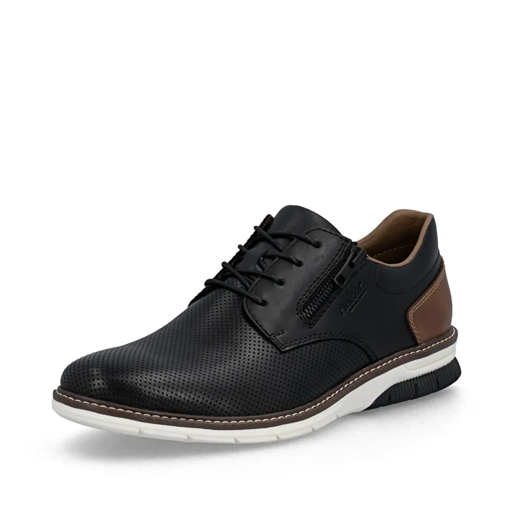 RIEKER 14412-00 Lace Casual (Side Zip)