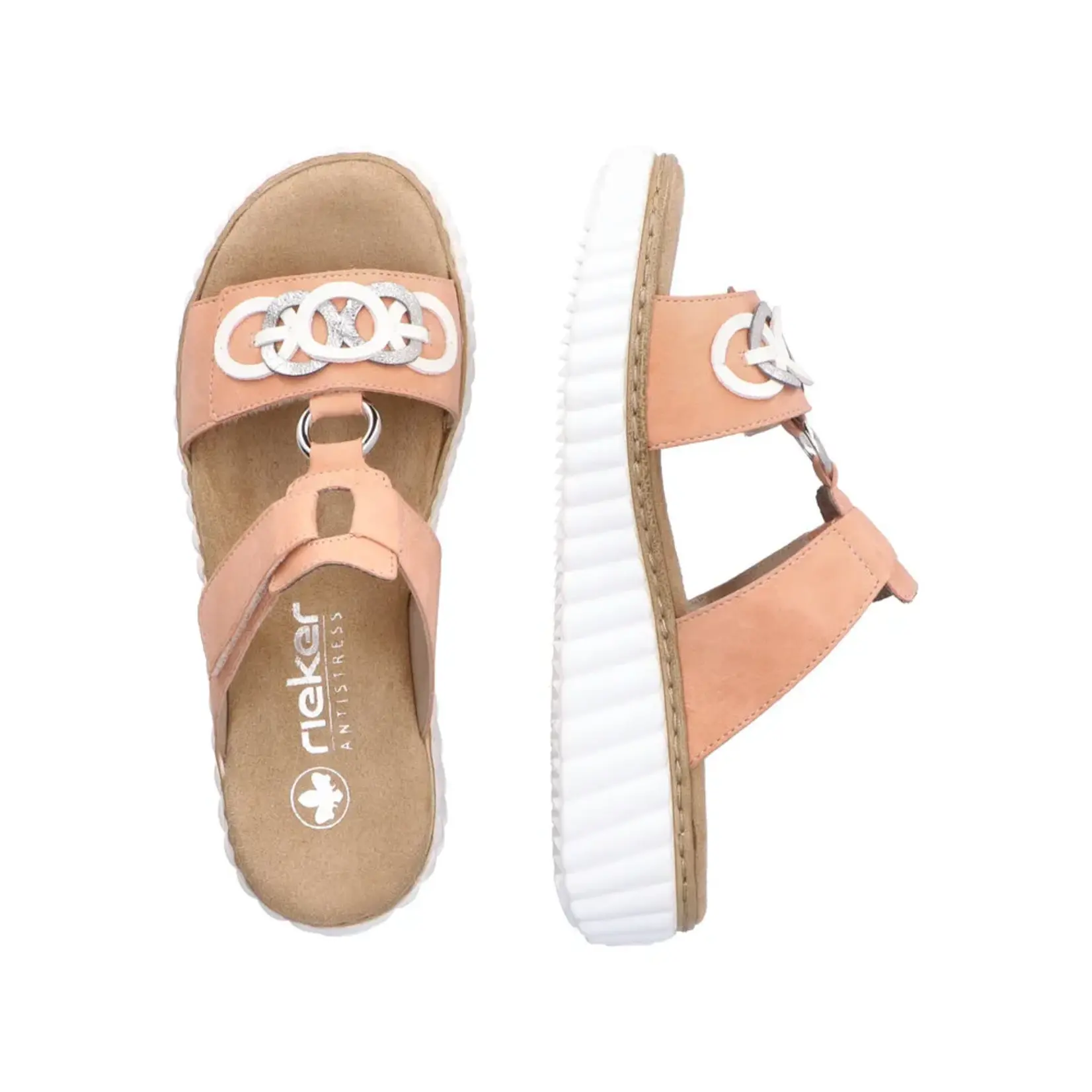 Rieker RIEKER 63294-38 Women's Wedge Slide