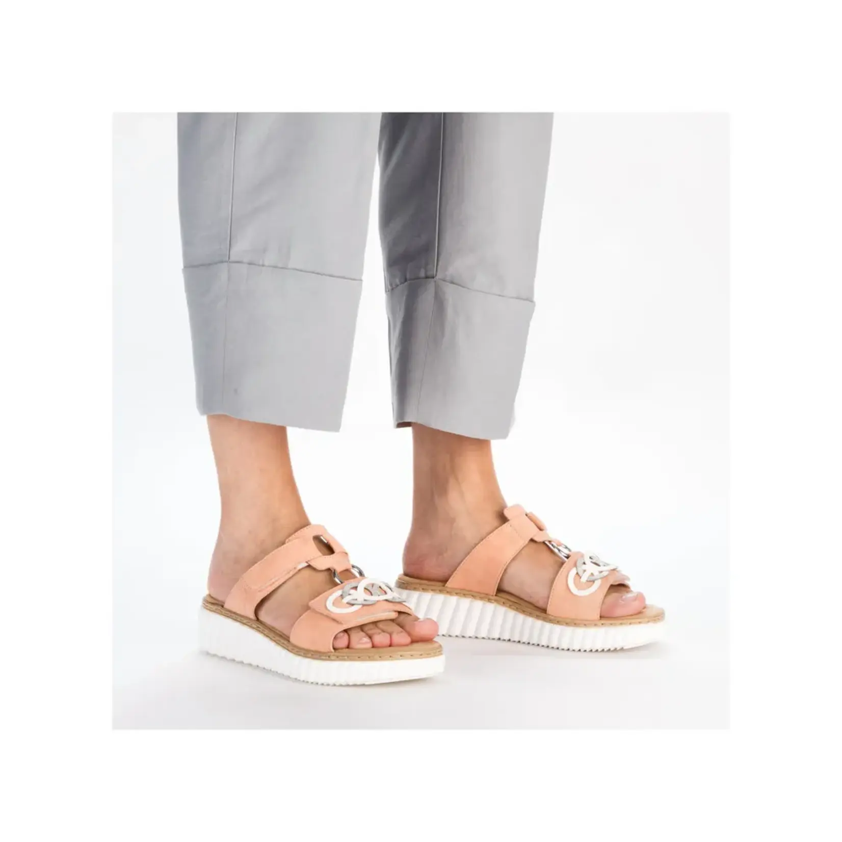Rieker RIEKER 63294-38 Women's Wedge Slide