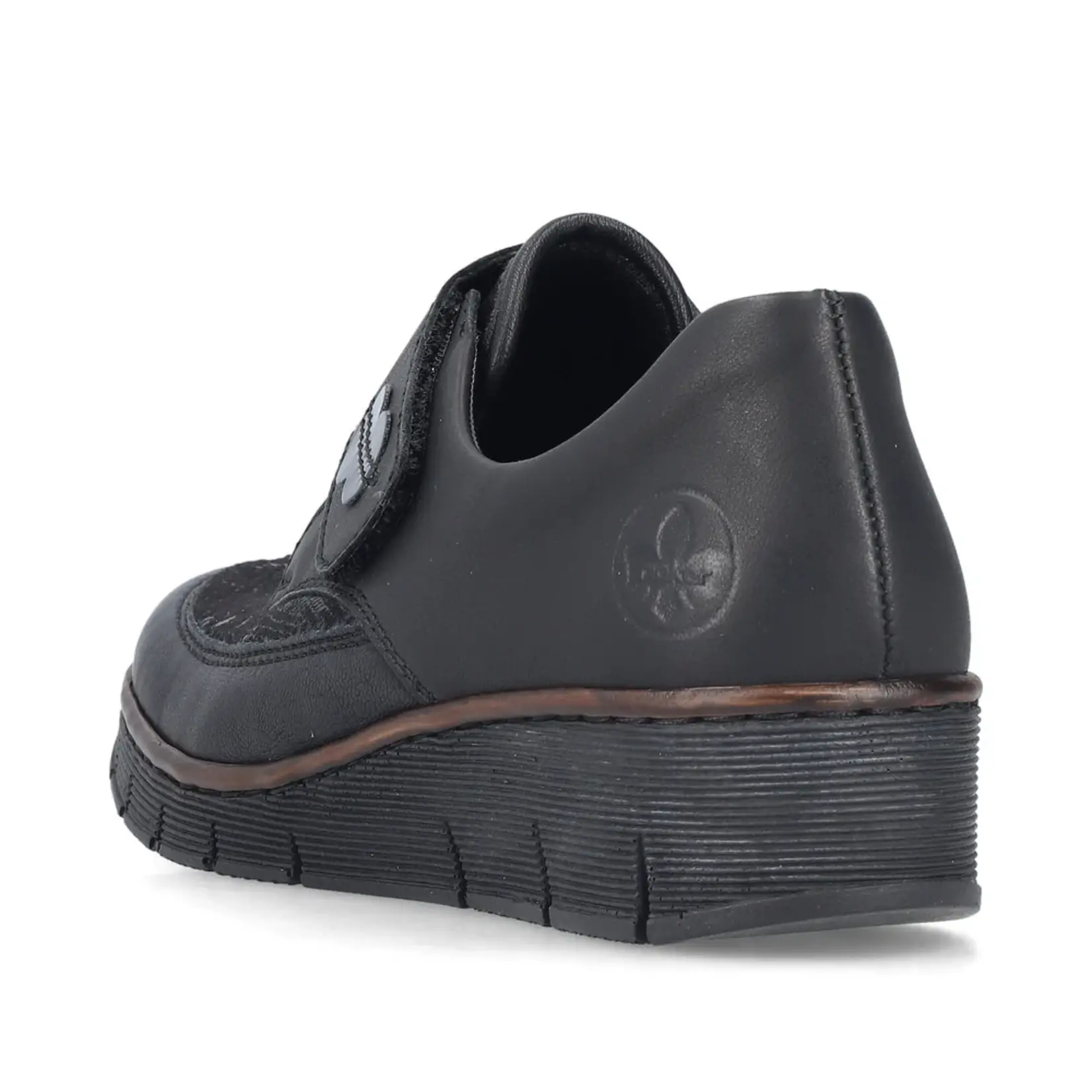 Rieker RIEKER 537C0-02 Women's Wedge Slip-On