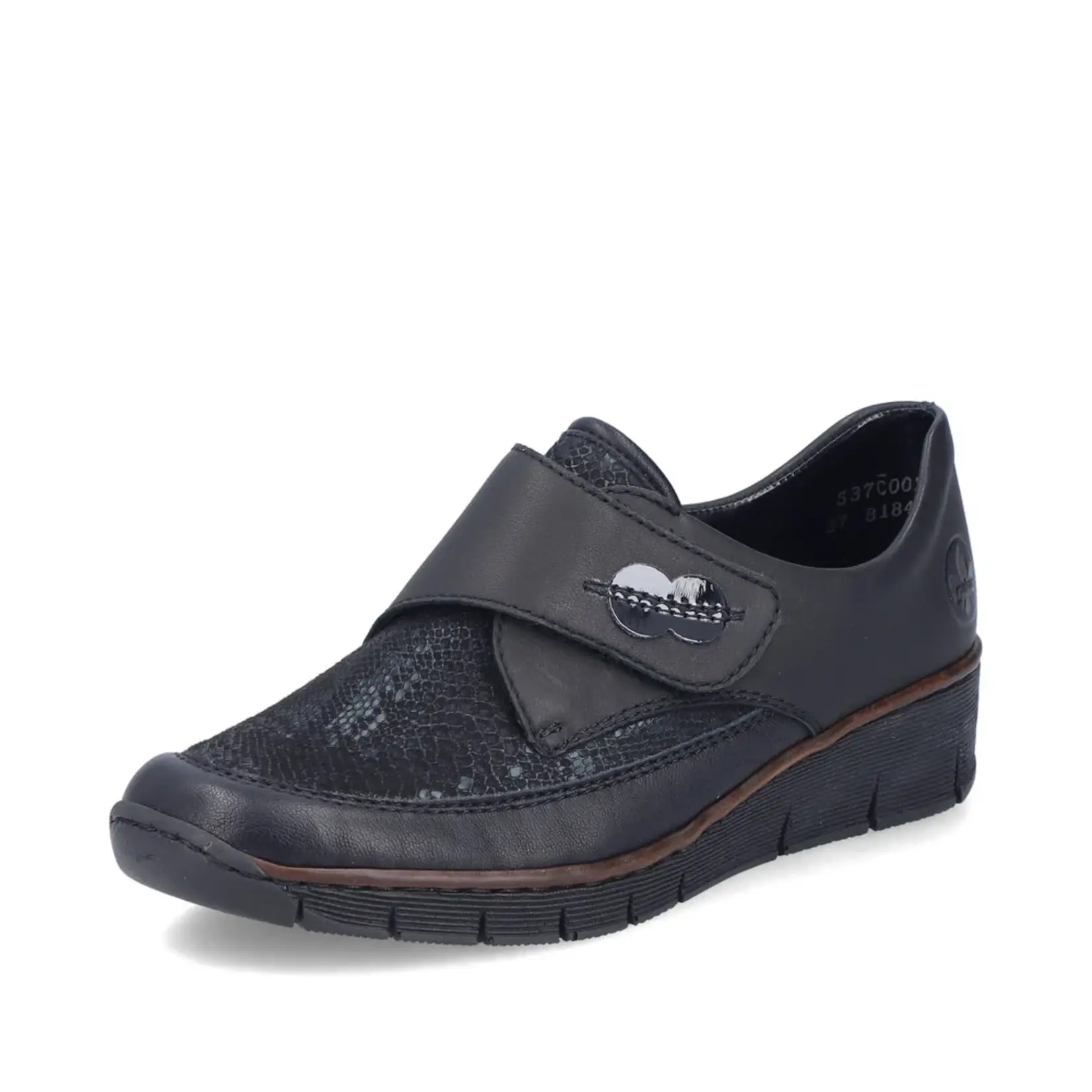 Rieker RIEKER 537C0-02 Women's Wedge Slip-On