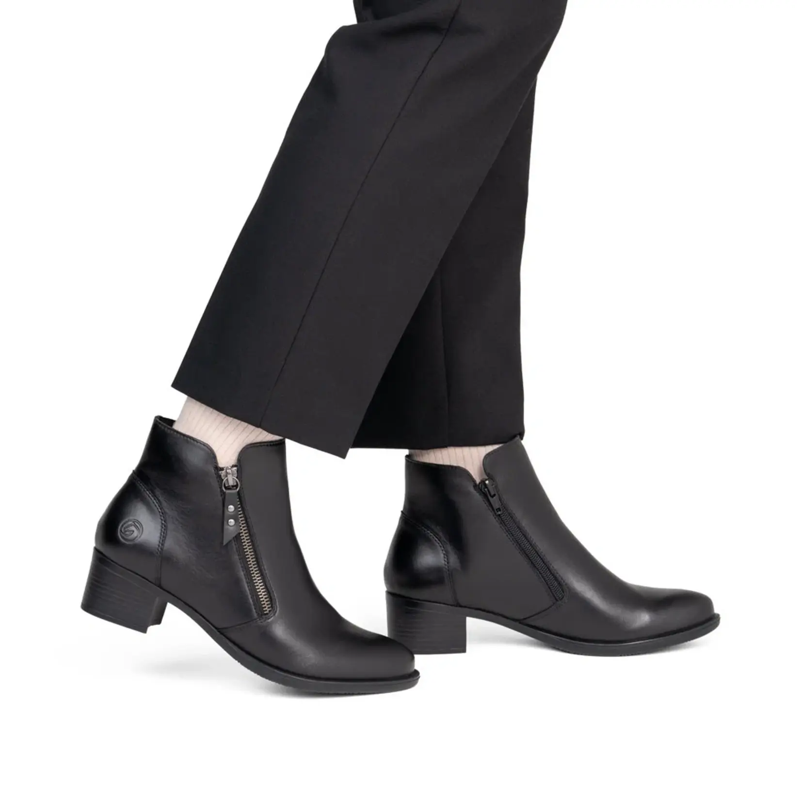 Rieker REMONTE R5190-00 Women's Ankle Dress Bootie