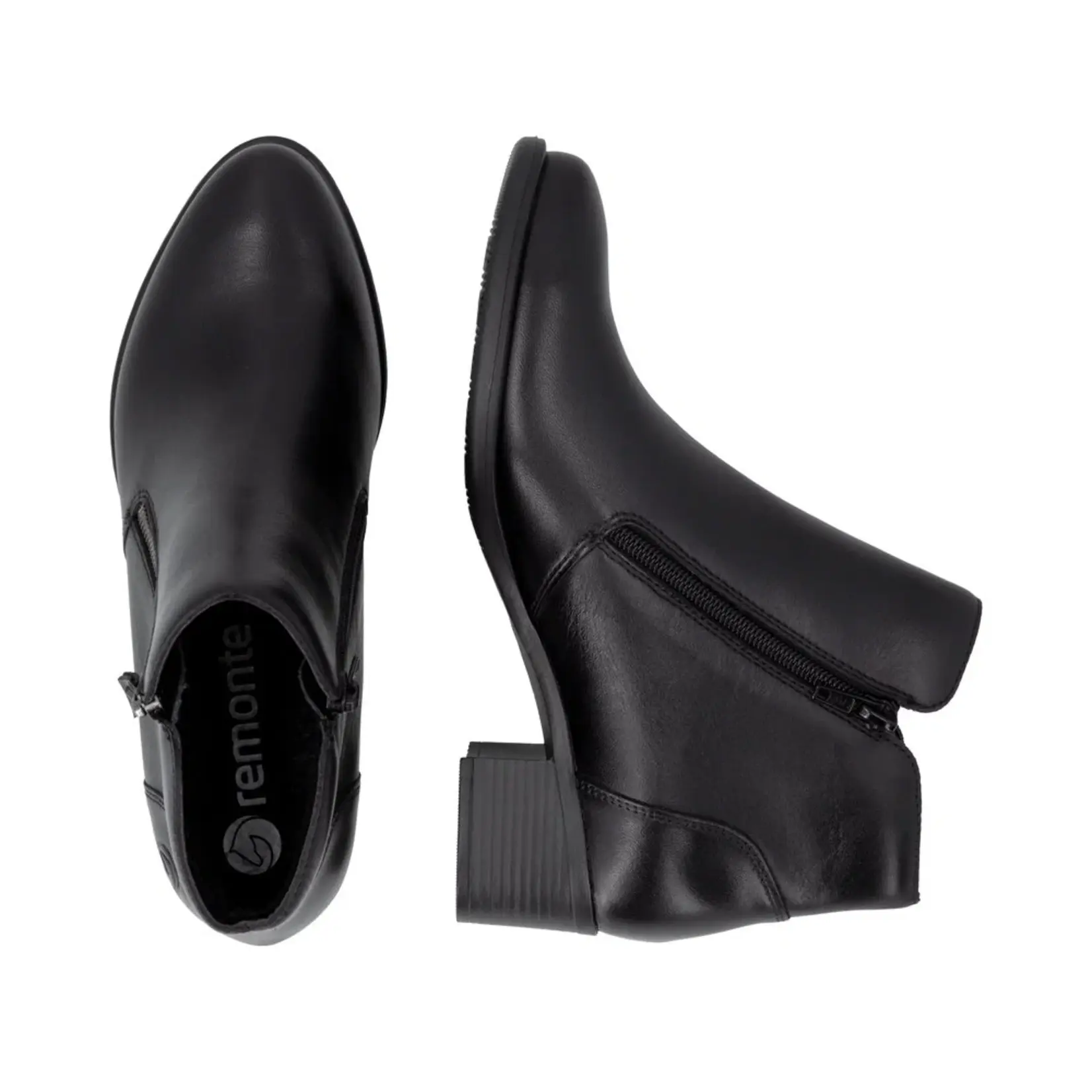 Rieker REMONTE R5190-00 Women's Ankle Dress Bootie