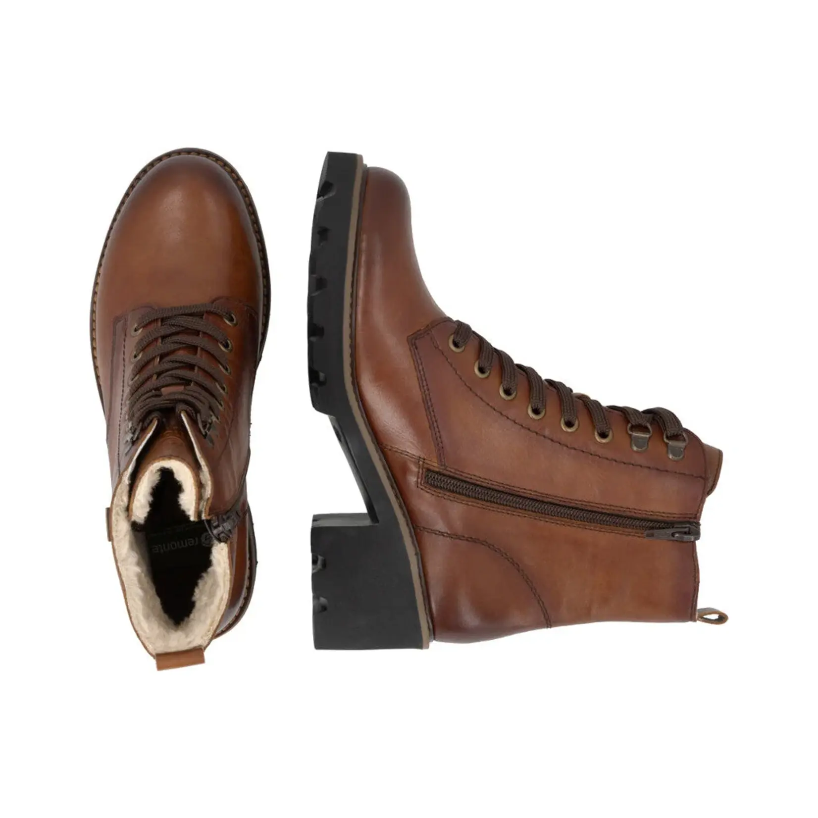 Rieker REMONTE D0A81-24 Women's Lace Bootie