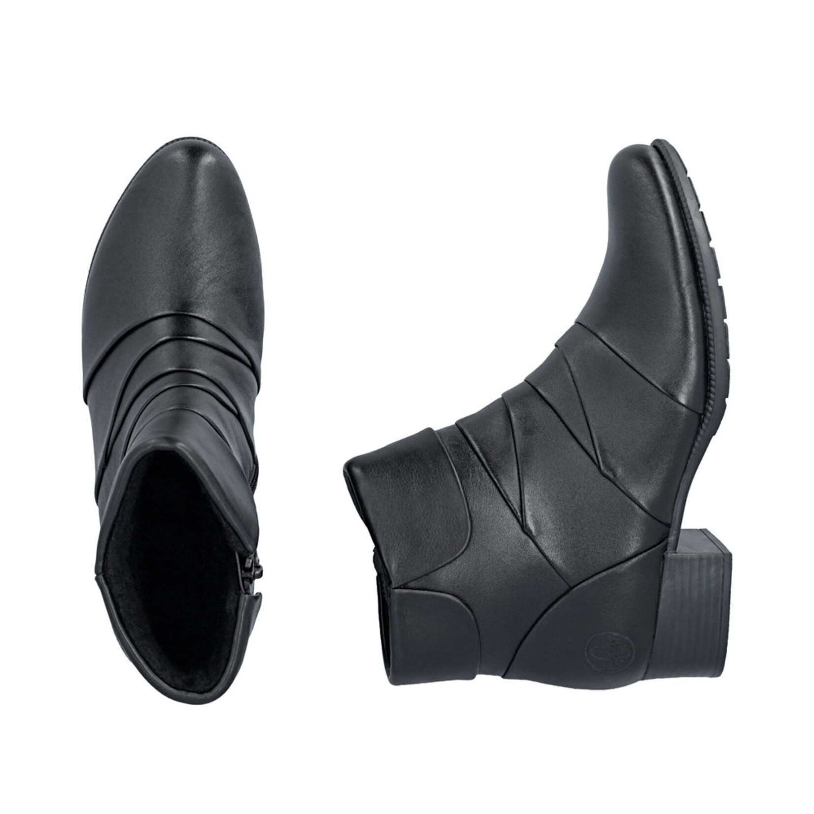 Rieker RIEKER 78665-00 Women's Zipper Bootie