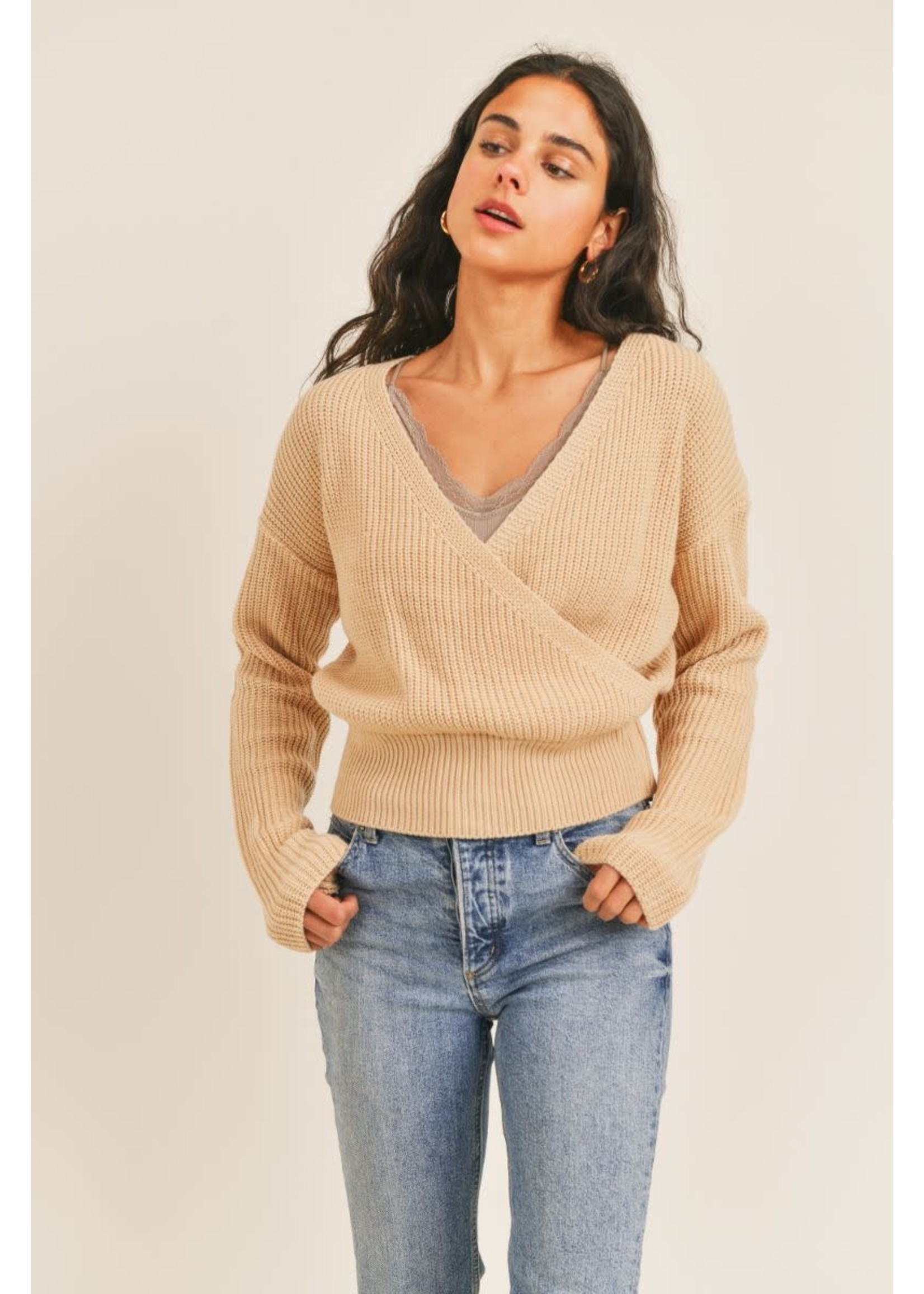 sweater top lslv forever 21