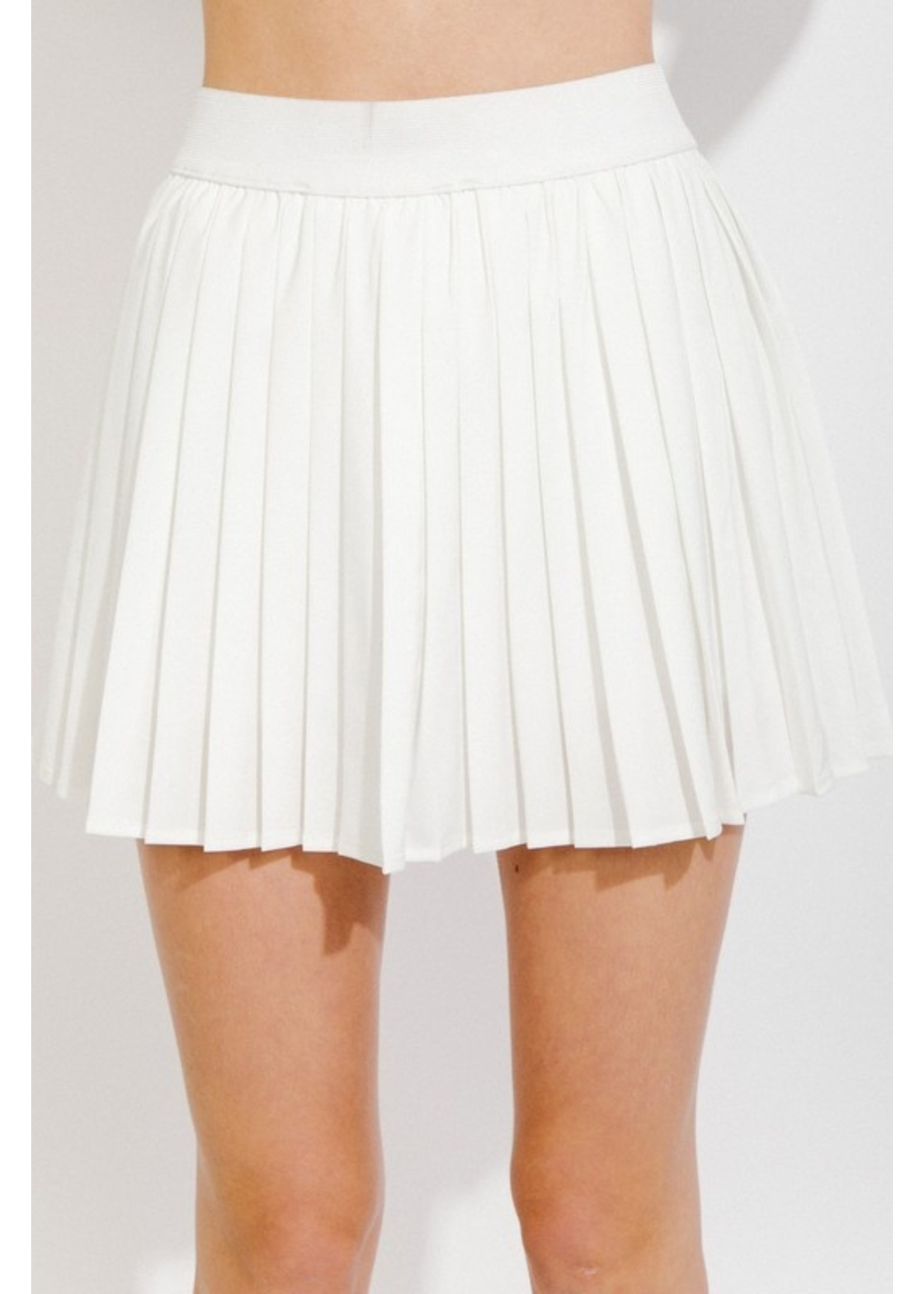 Very J Stretched active pleats mini skirt - VS50889