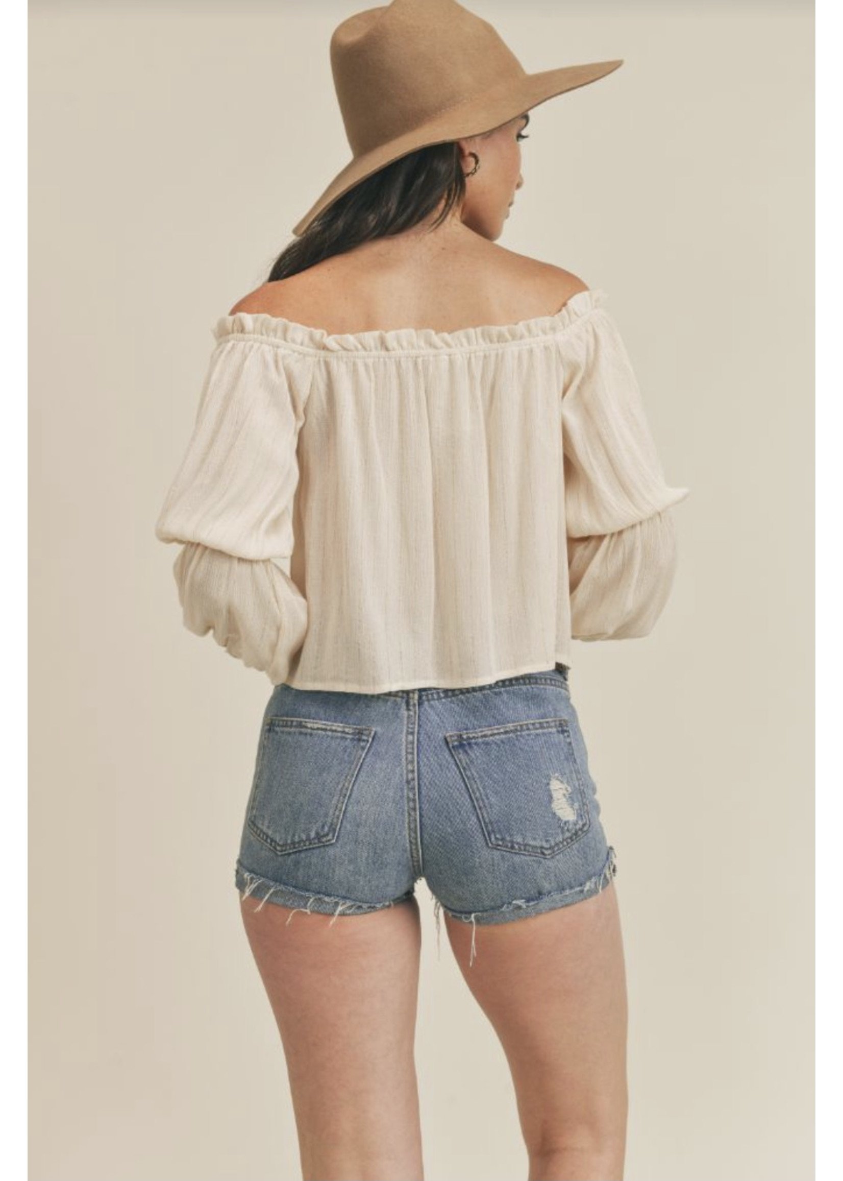 Sadie & Sage Whatever She's Got Off The Shoulder Top - AD114098