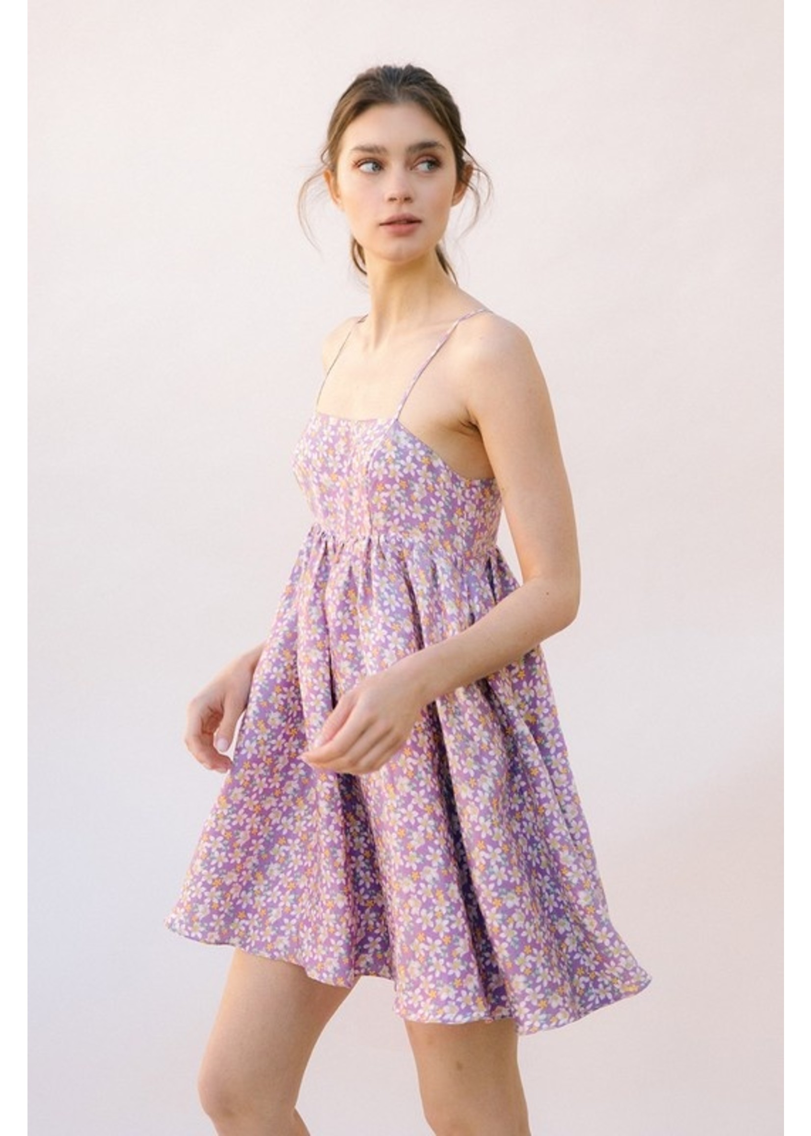 Large Ditsy Floral Baby Doll Dress 