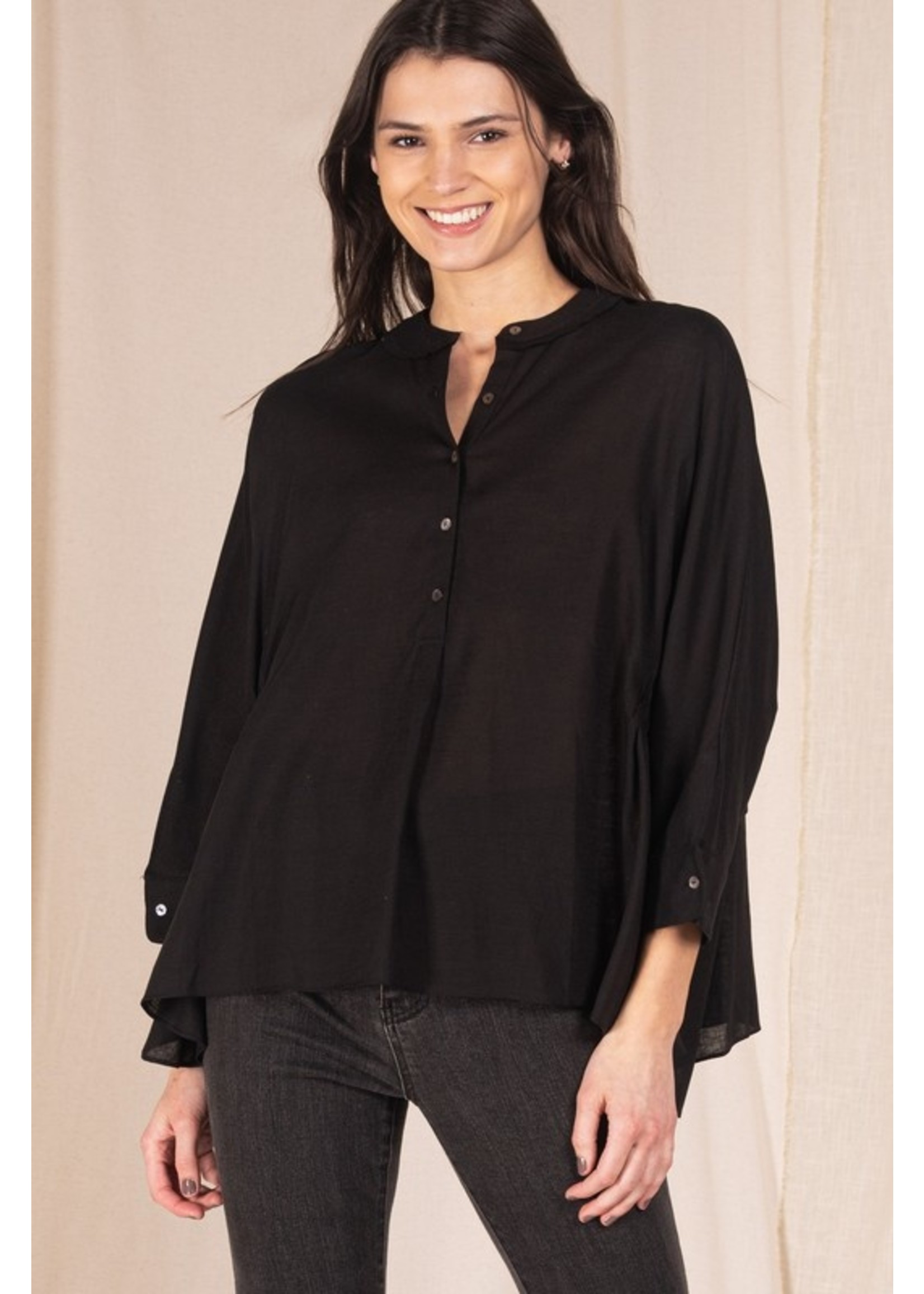 Before You Collection Linen Dolman Sleeve Top - PT10526