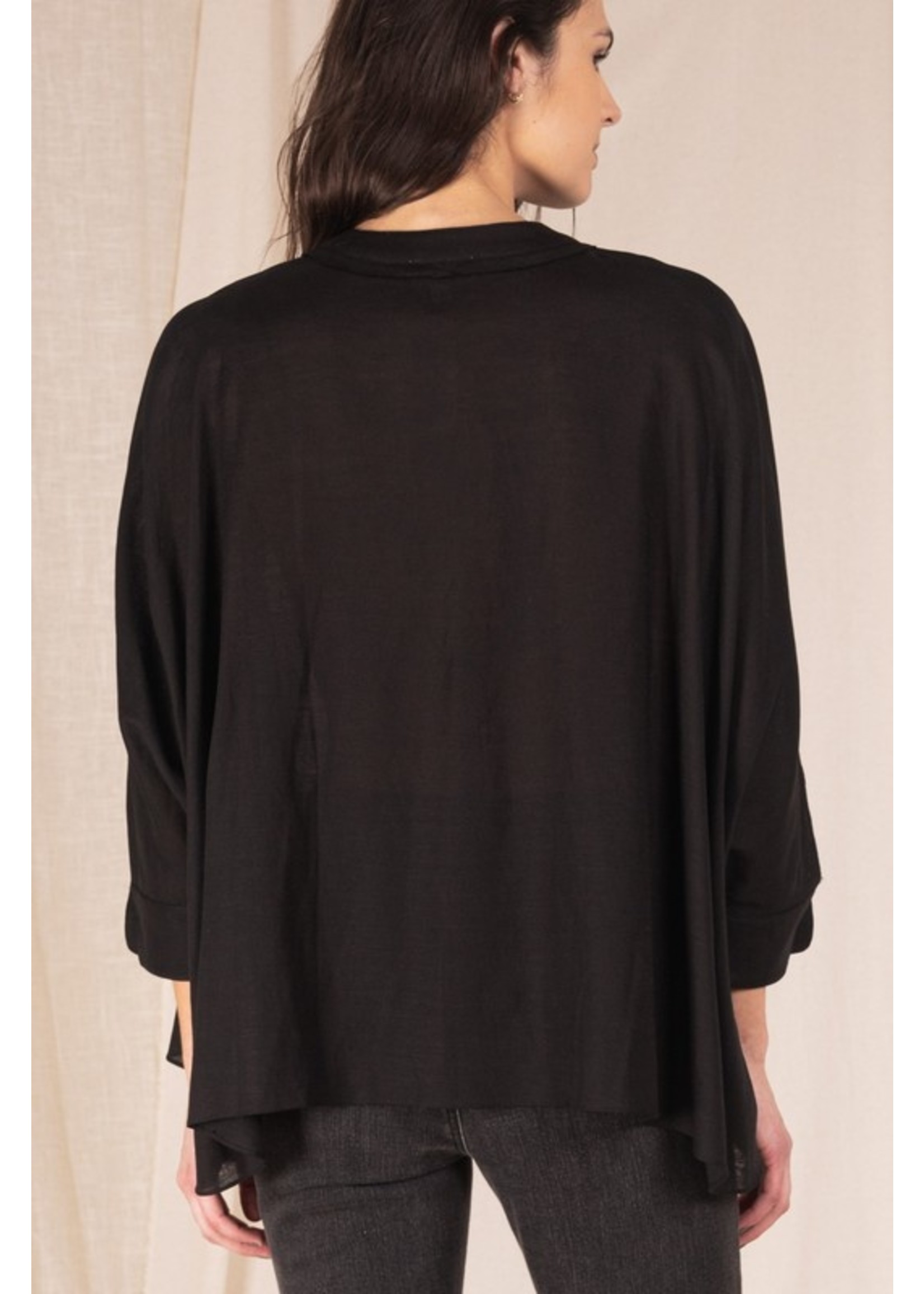 Linen Dolman Sleeve Top - PT10526 - Meo's Suite