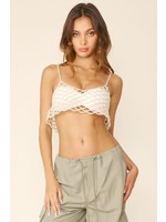 idem ditto Beaded Net Cami Top - H13843T