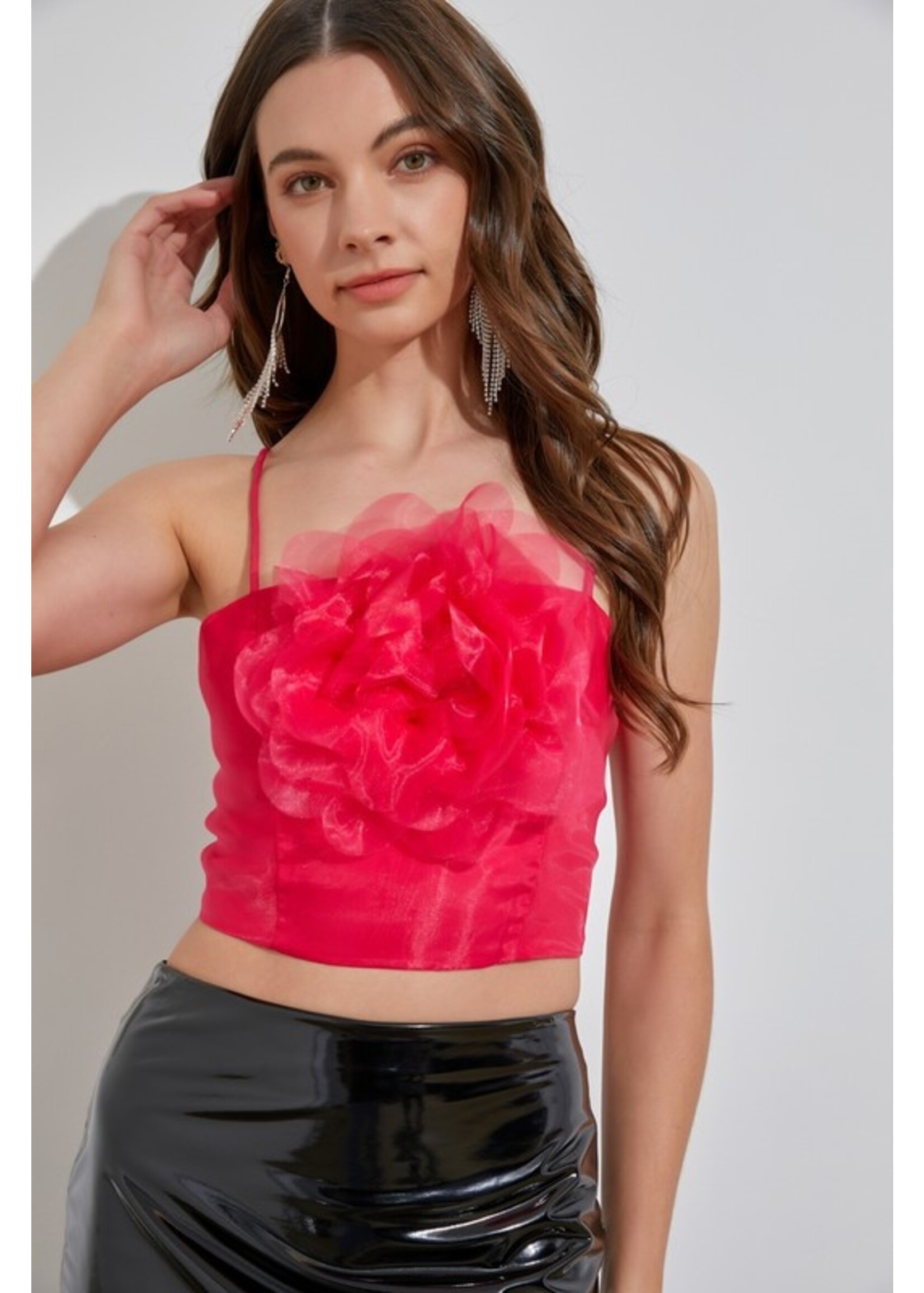 DO + BE Flower Detail Cami Top - Y23124