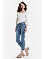 Dear John Blaire High Rise Ankle Slim Straight Jeans - DPM23A228LON