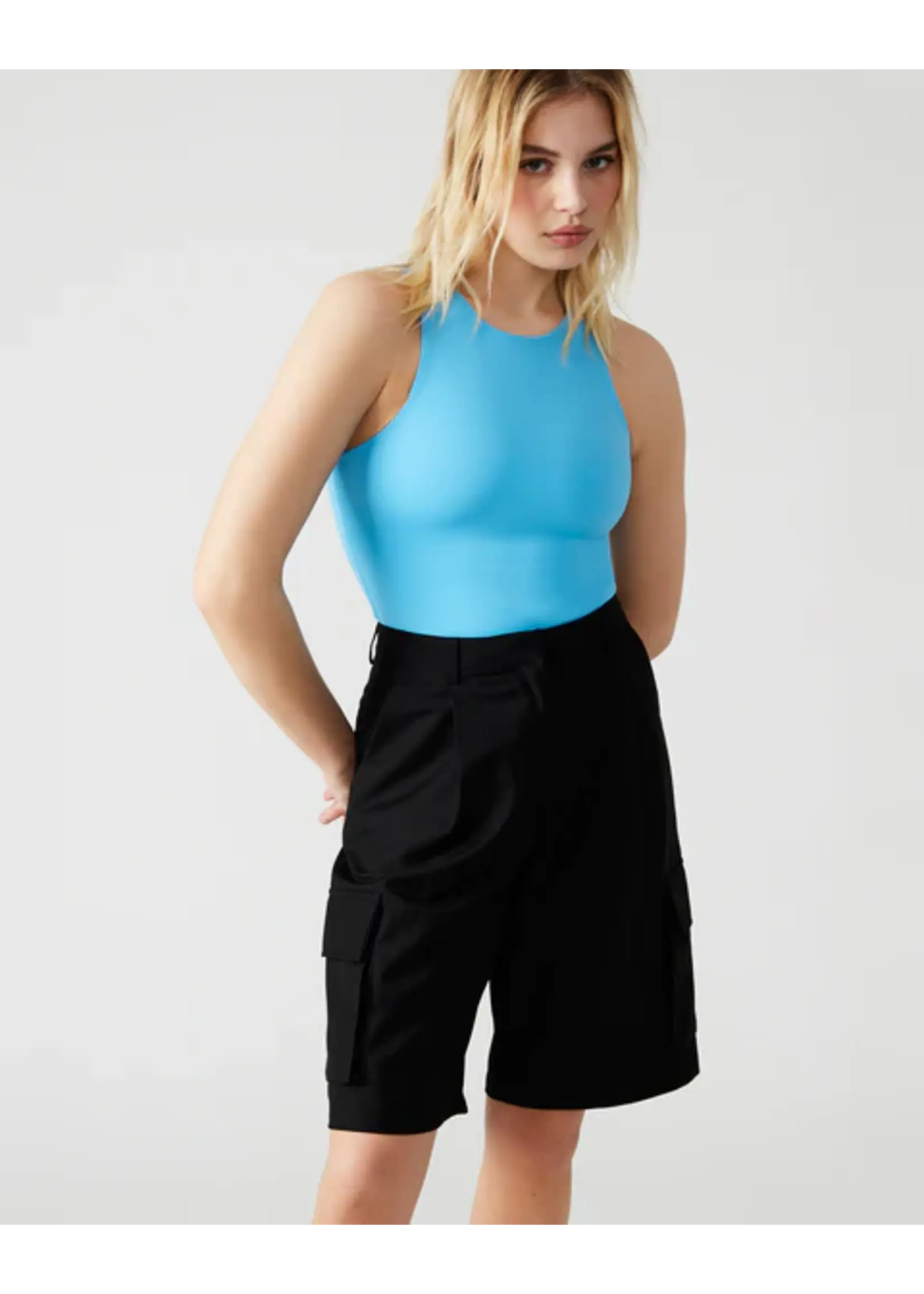 Nico bodysuit in black by Steve Madden - Two Doors Down Boutique