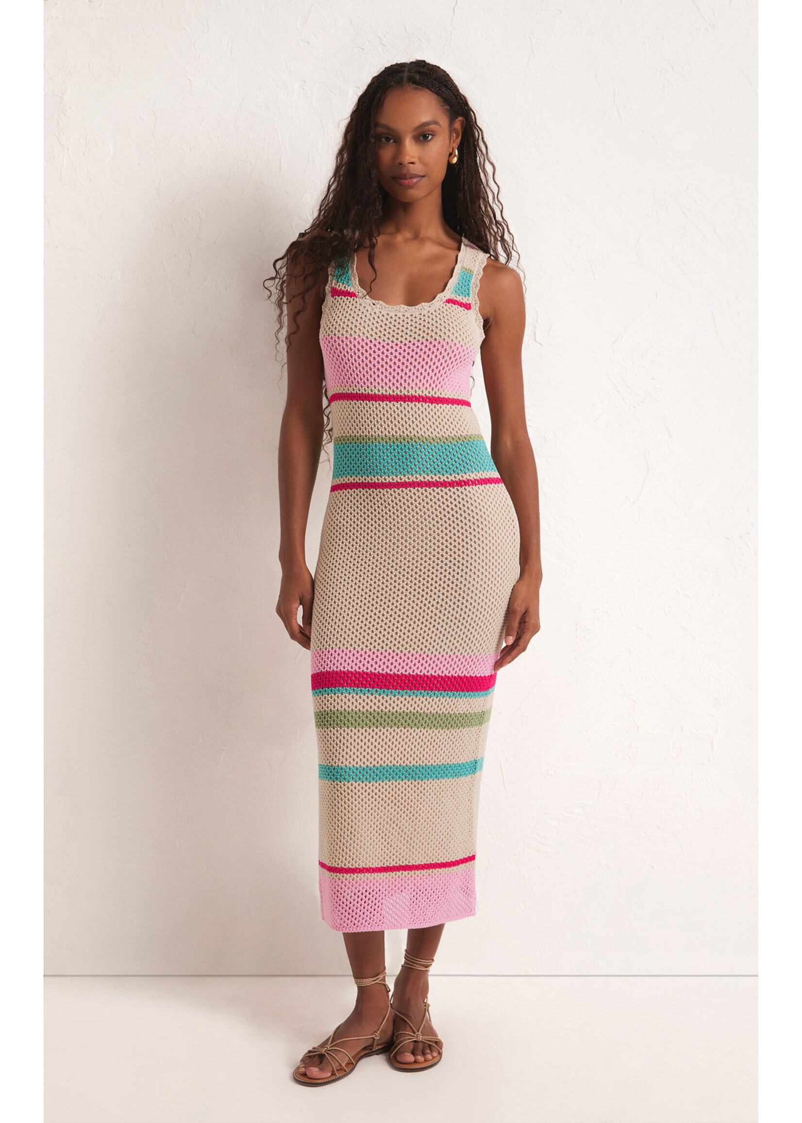 Z Supply Ibiza Stripe Sweater Dress - ZD241352