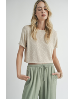 Sadie & Sage Core Memory S/Slv Knit Top - AG3205