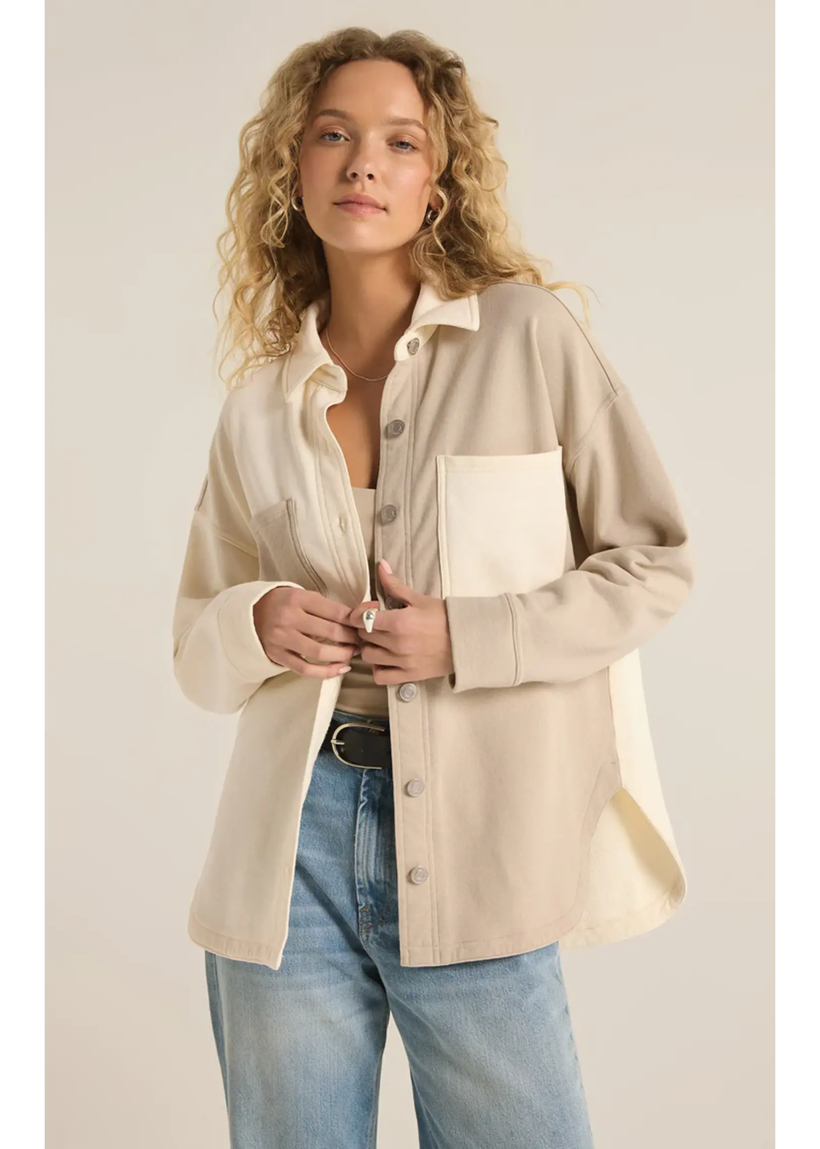 Z Supply All Day Colorblock Jacket - ZJ243838